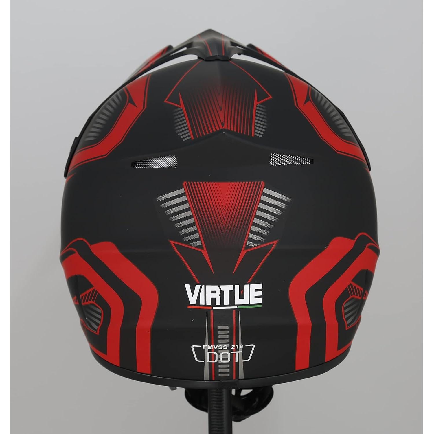 Casco Integral Senhill para Motocross con Guantes y Gafas