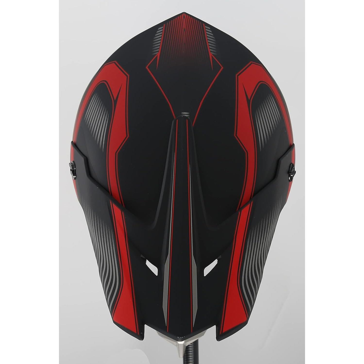 Casco Integral Senhill para Motocross con Guantes y Gafas