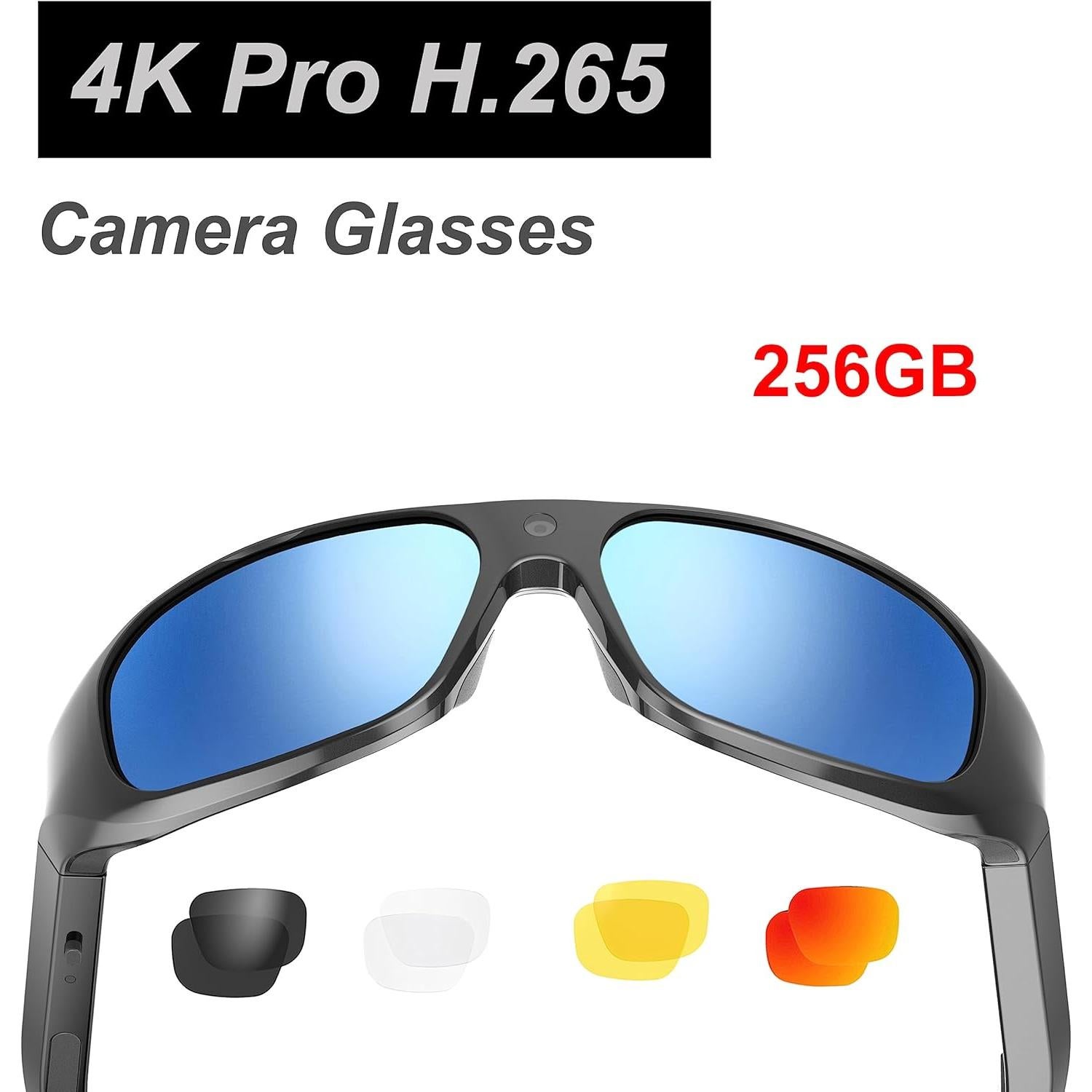 Gafas de Cámara OhO Pro 4K UV400 256GB para Deportes