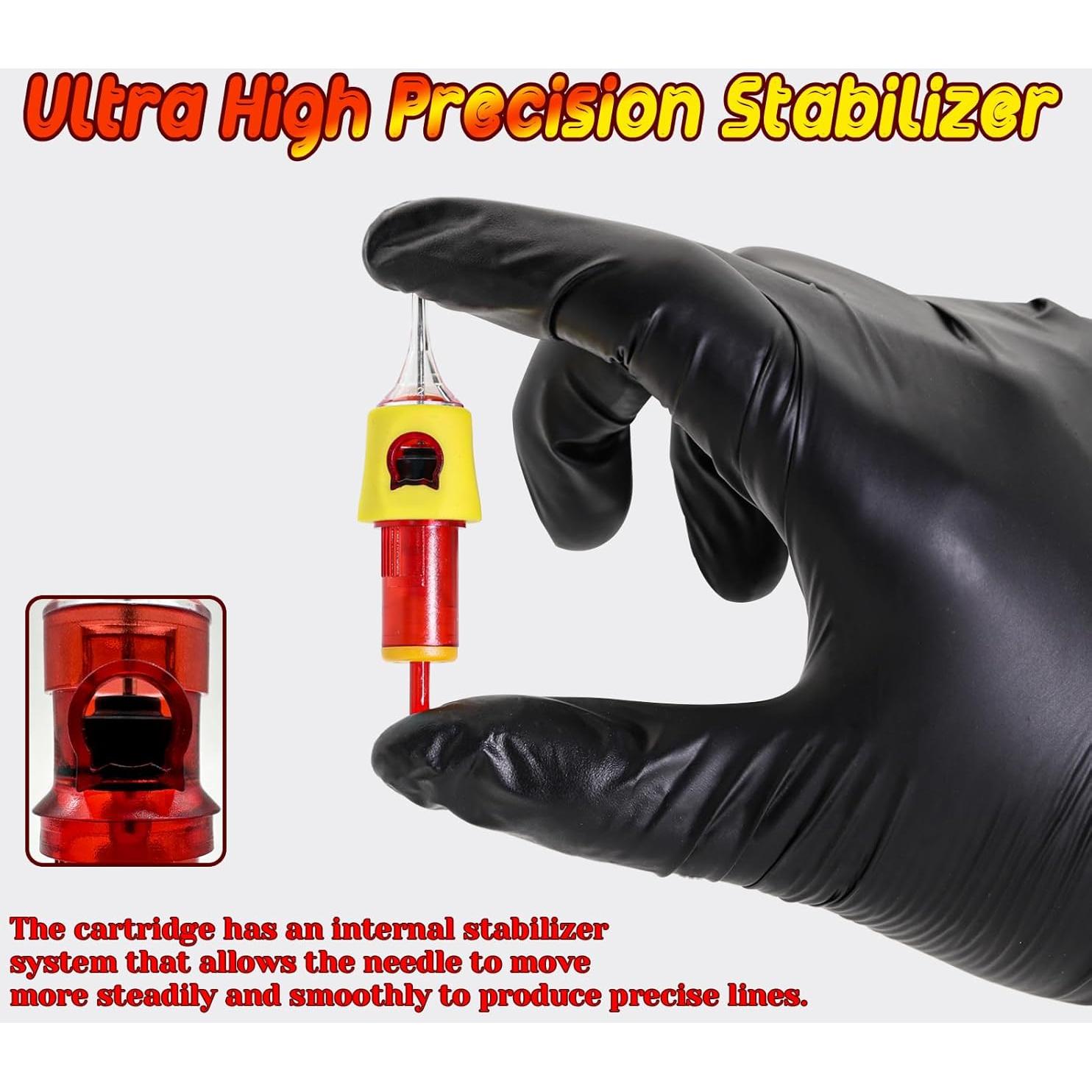 Agujas de Cartucho de Tatuaje MO PRO 20PCS Bugpin #10 Liner