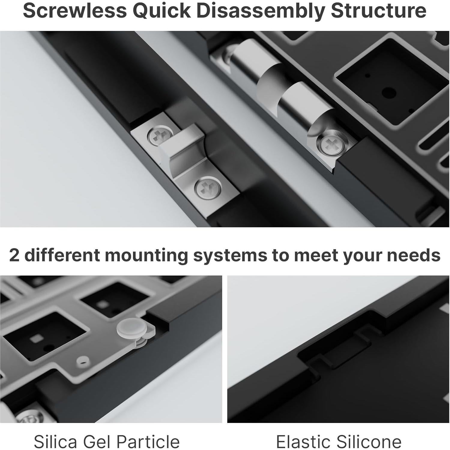 Teclado Mecánico Chilkey ND TKL Inalámbrico Aluminio 87 Teclas