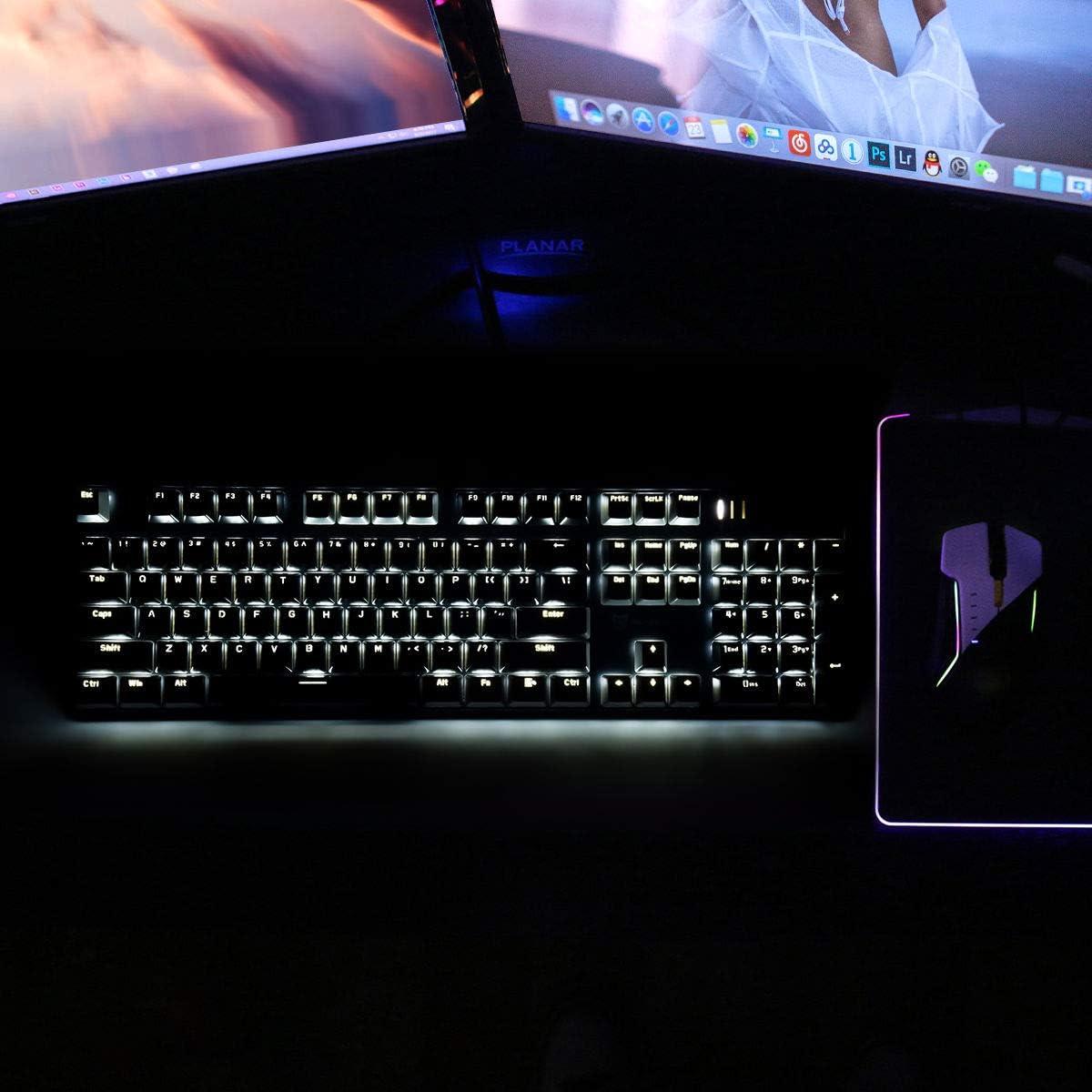 Teclado Mecánico Merdia JPCH00T323 104 Teclas Retroiluminado