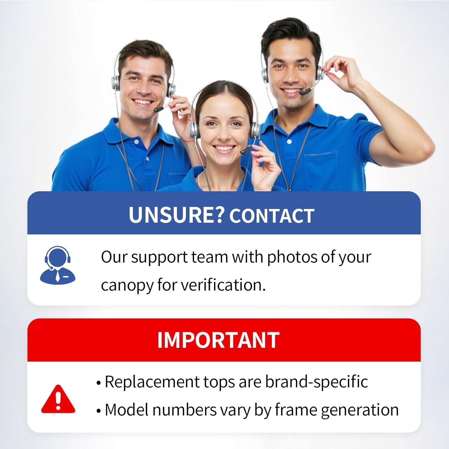 Cubierta de Reemplazo Crown Shades RS64F 8x8 Azul con Ventilación