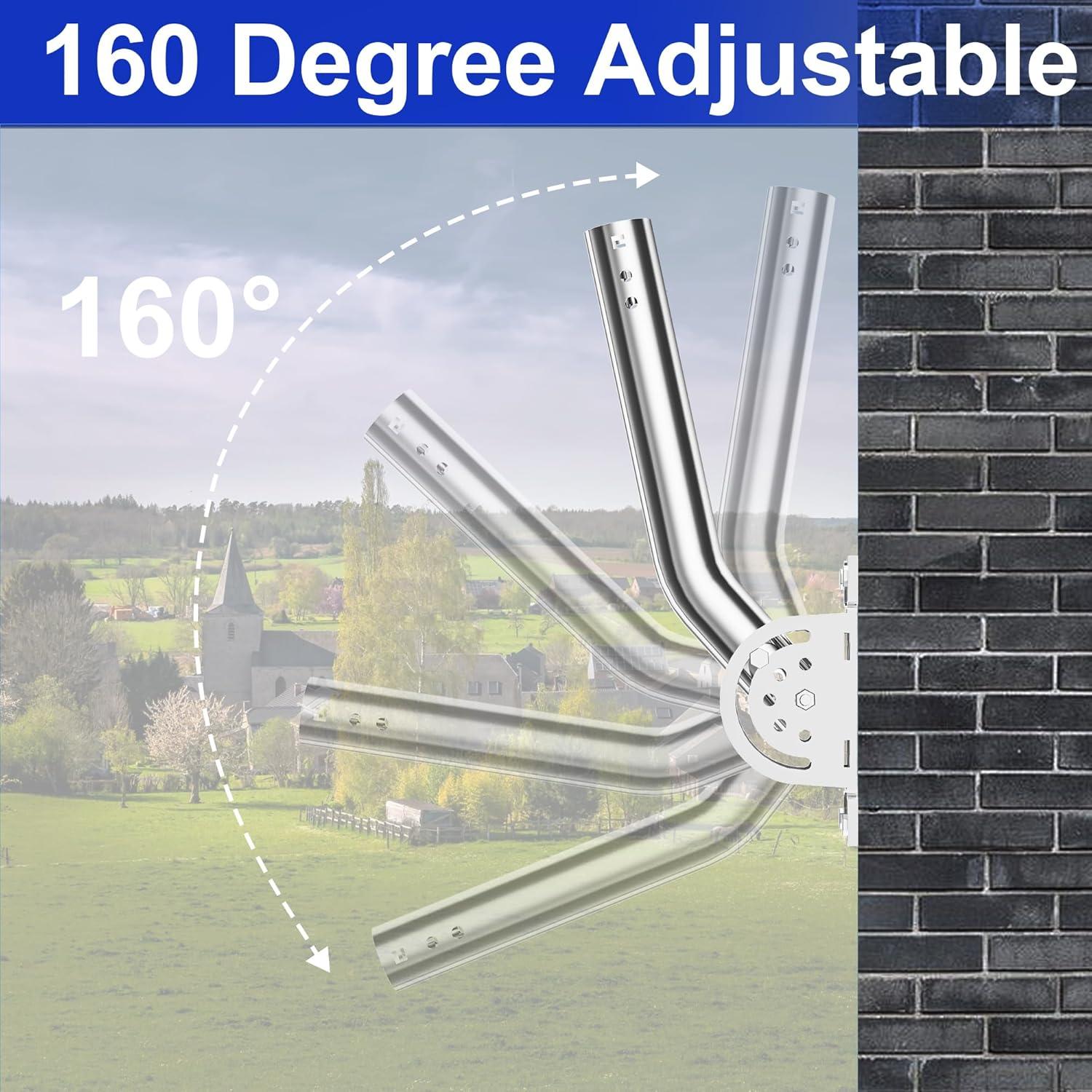 Soporte de Pared Starlink Gen 2 con J-Pole 38.1 cm y U-Bolts