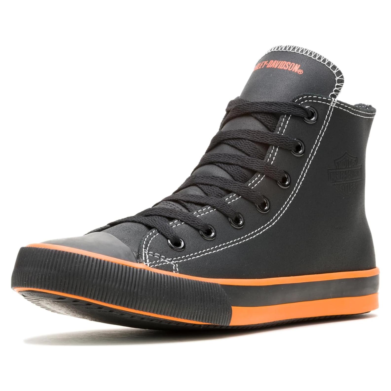 Zapatilla Casual de Motocicleta Harley-Davidson Nathan Negra