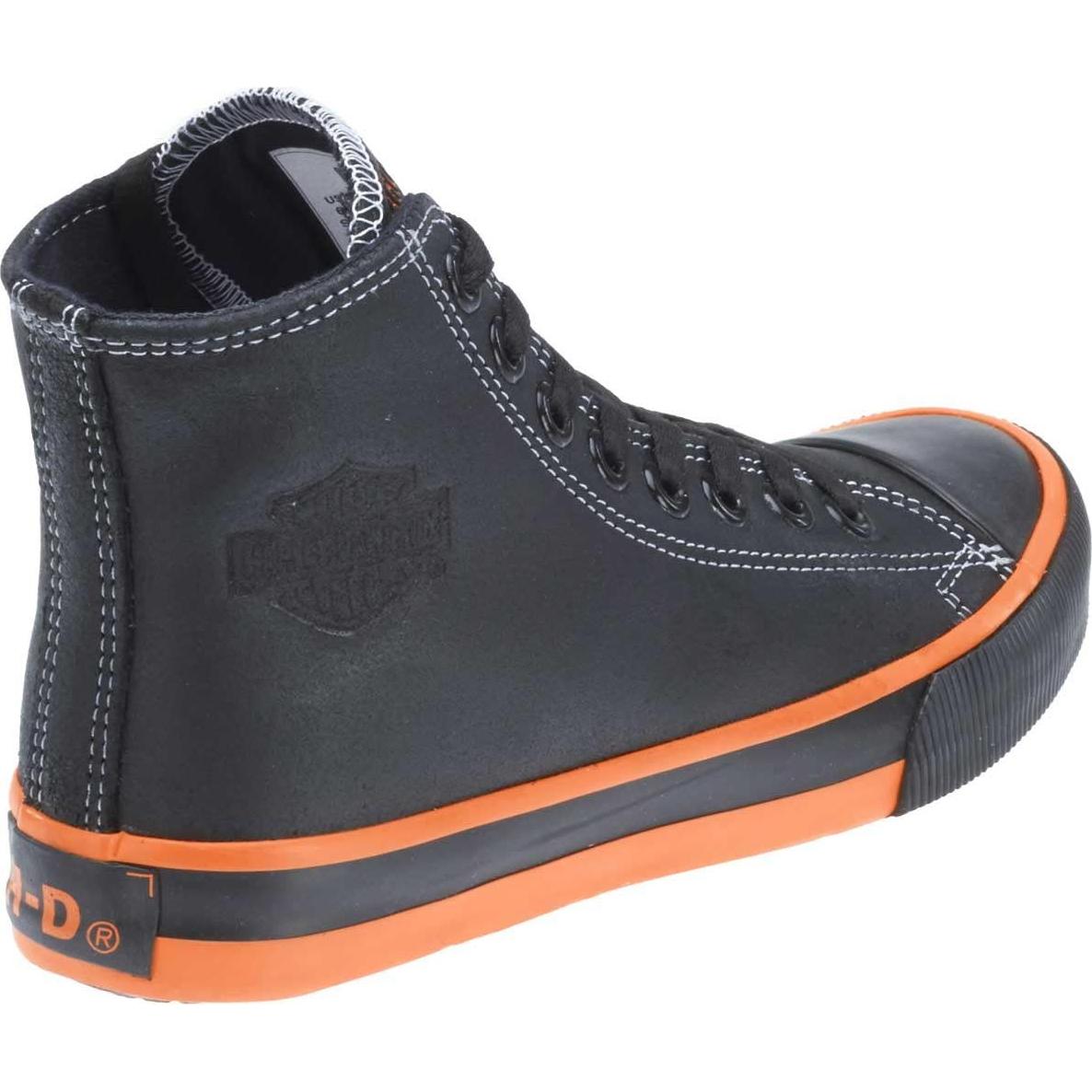 Zapatilla Casual de Motocicleta Harley-Davidson Nathan Negra