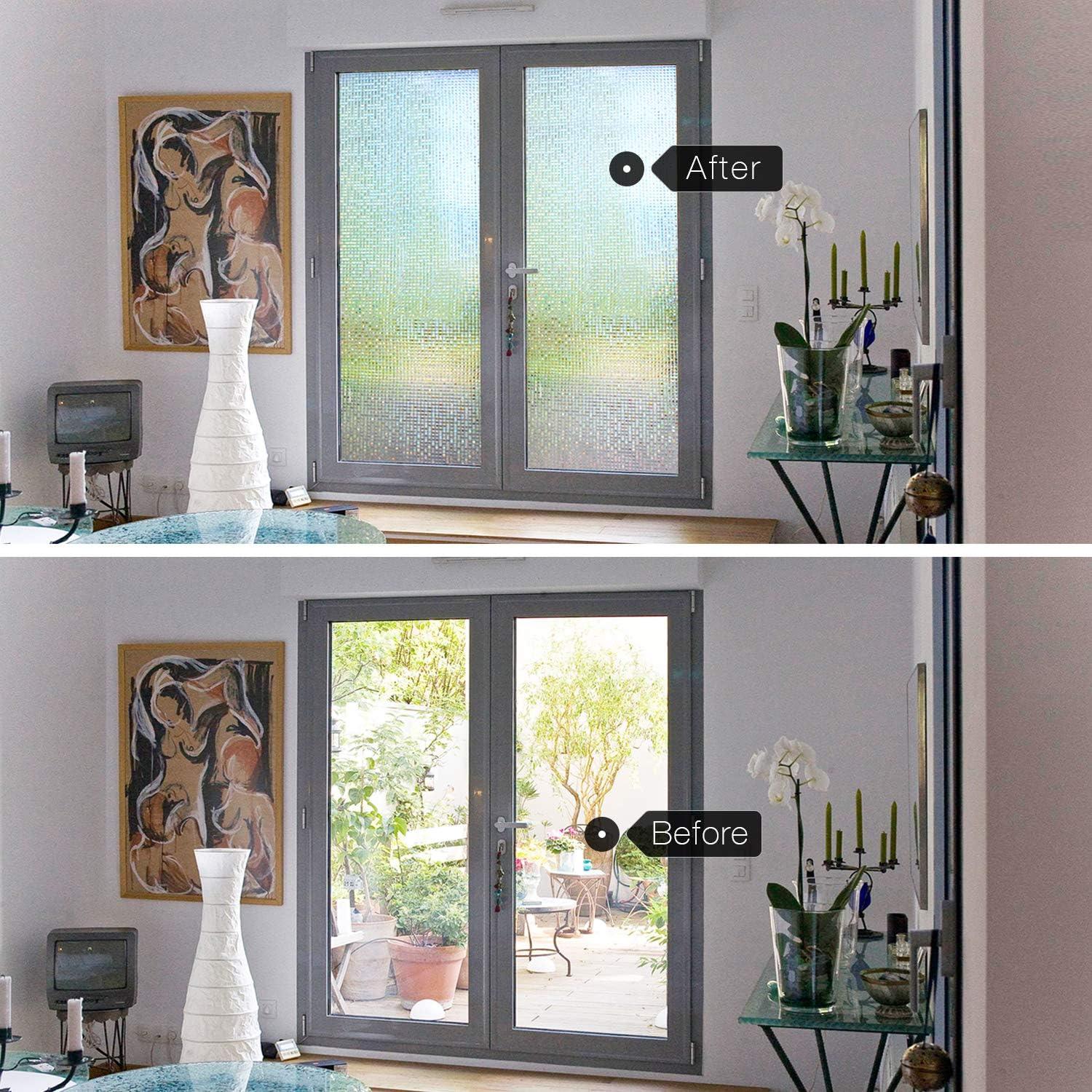 Película de Privacidad 3D HIDBEA para Ventanas 44.5x200cm