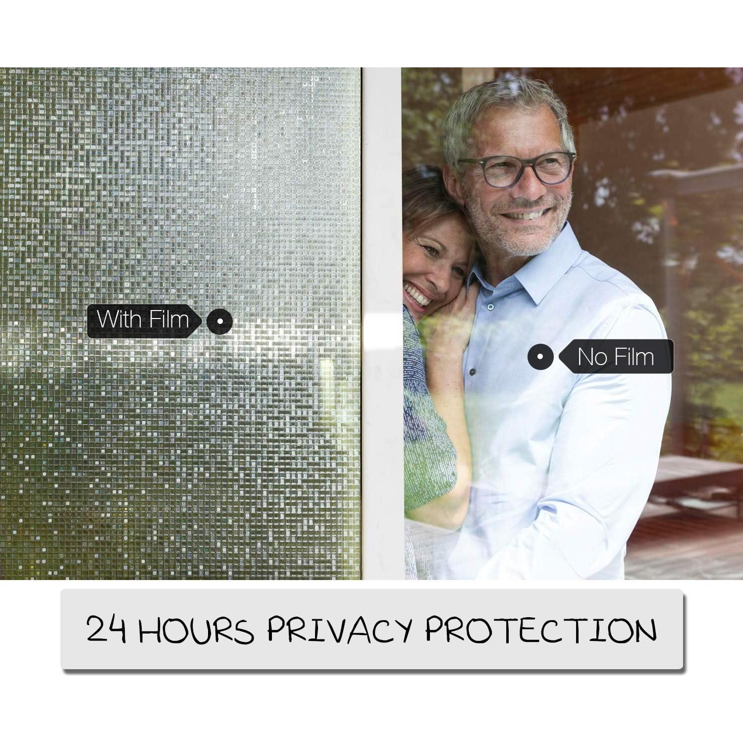 Película de Privacidad 3D HIDBEA para Ventanas 44.5x200cm