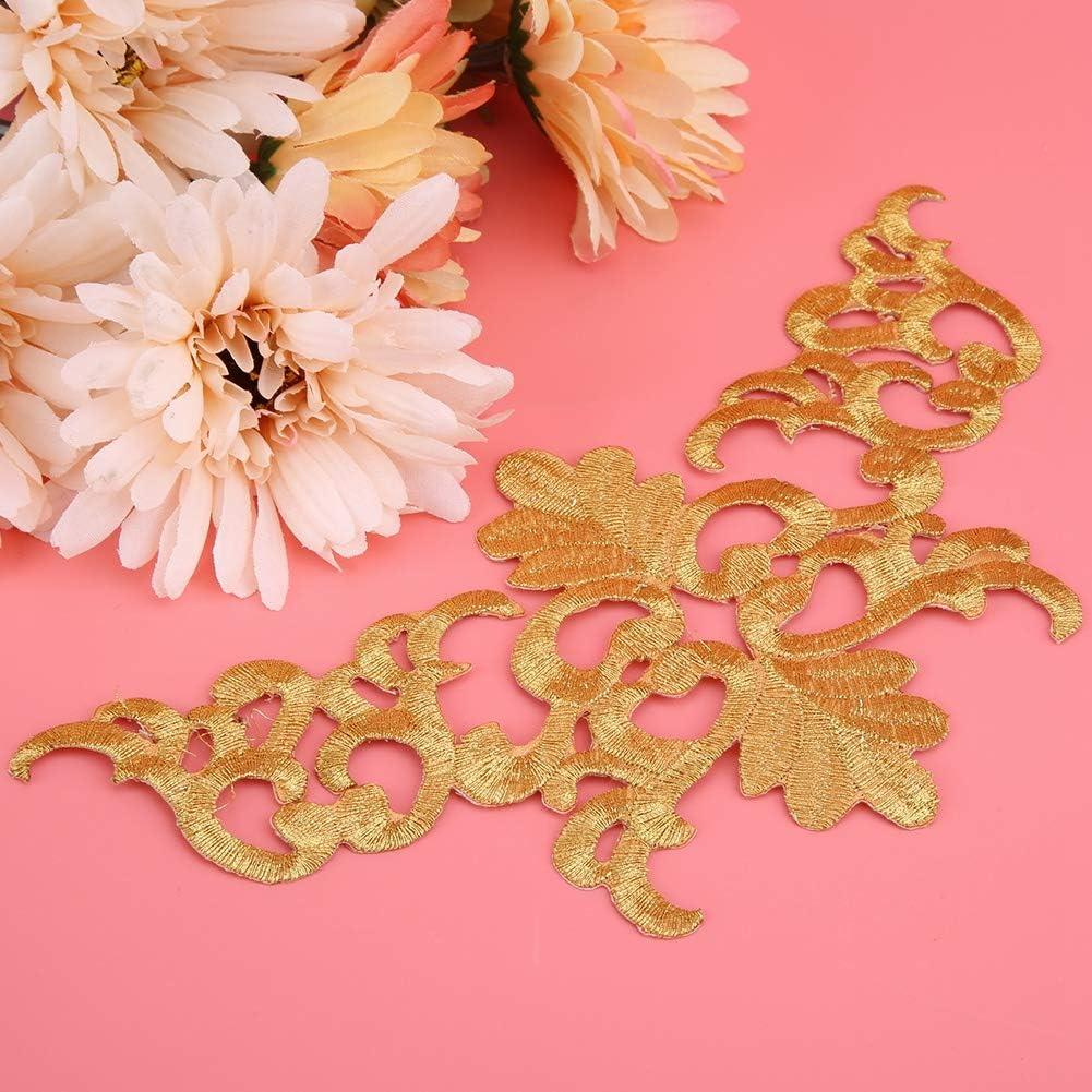 4 Parches Bordados Florales Tomotato para Decoración de Ropa