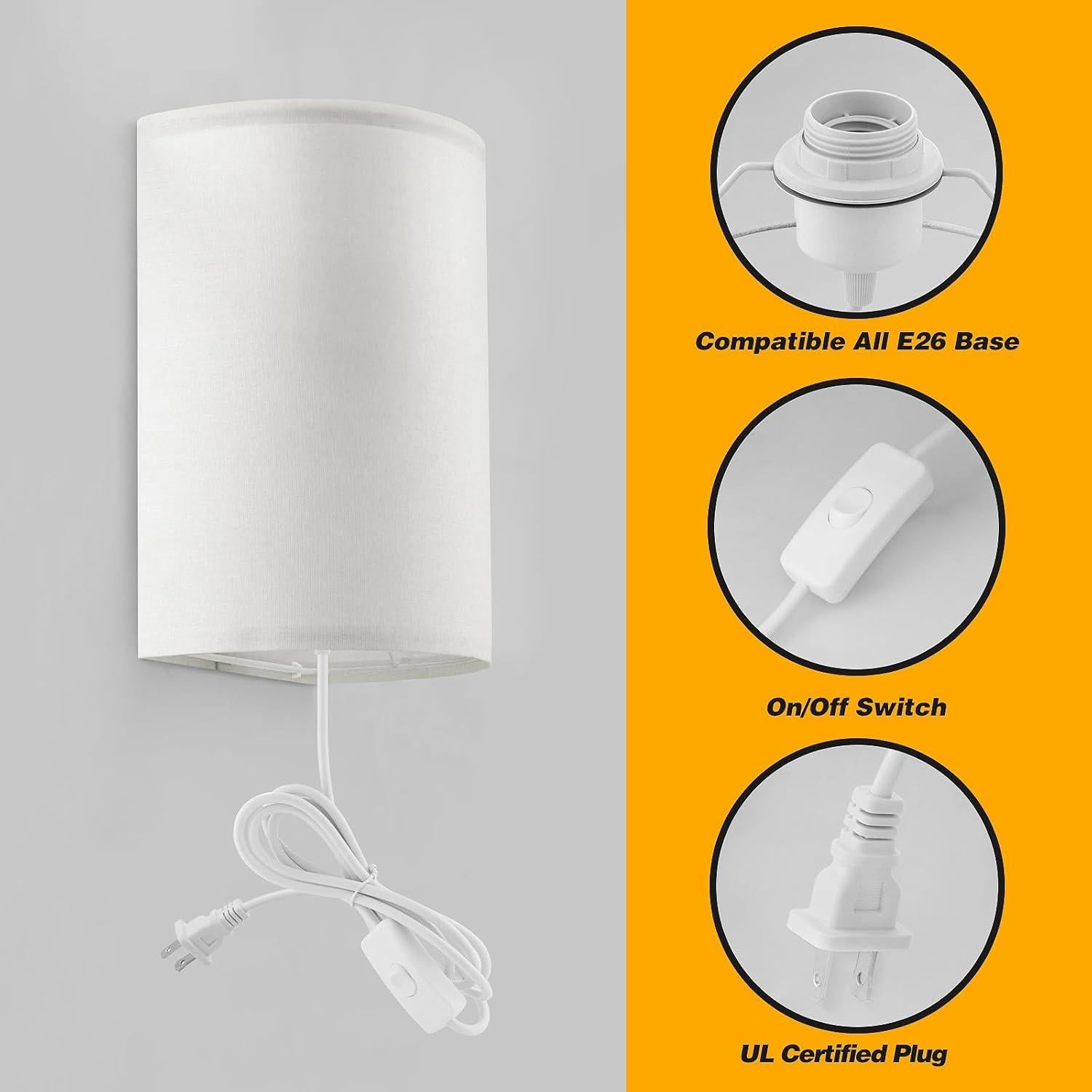 Aplique de pared Beser·Win blanco con 3 colores y 2 unidades