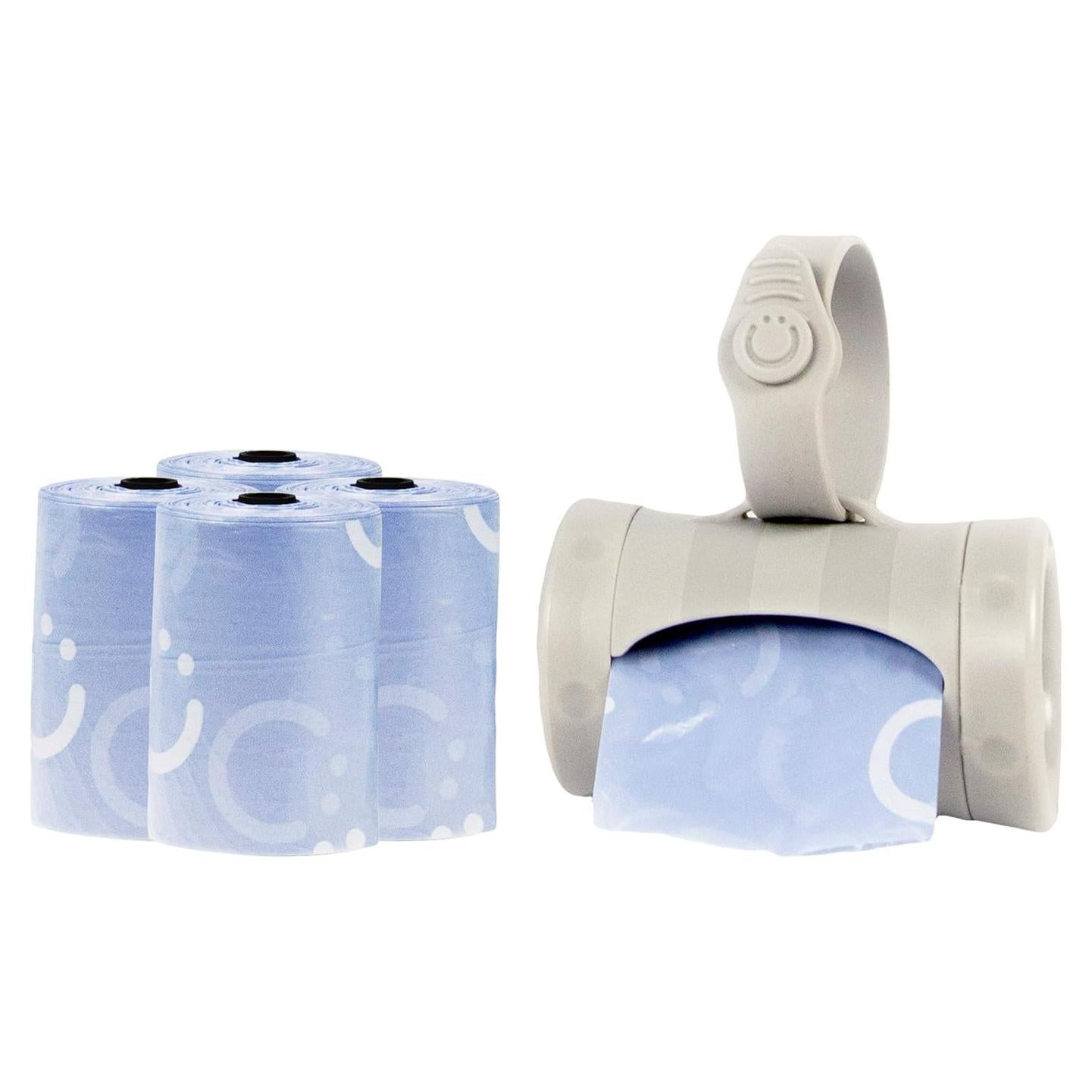 Dispensador de bolsas para pañales Ubbi On-the-Go Gris, 60 bolsas