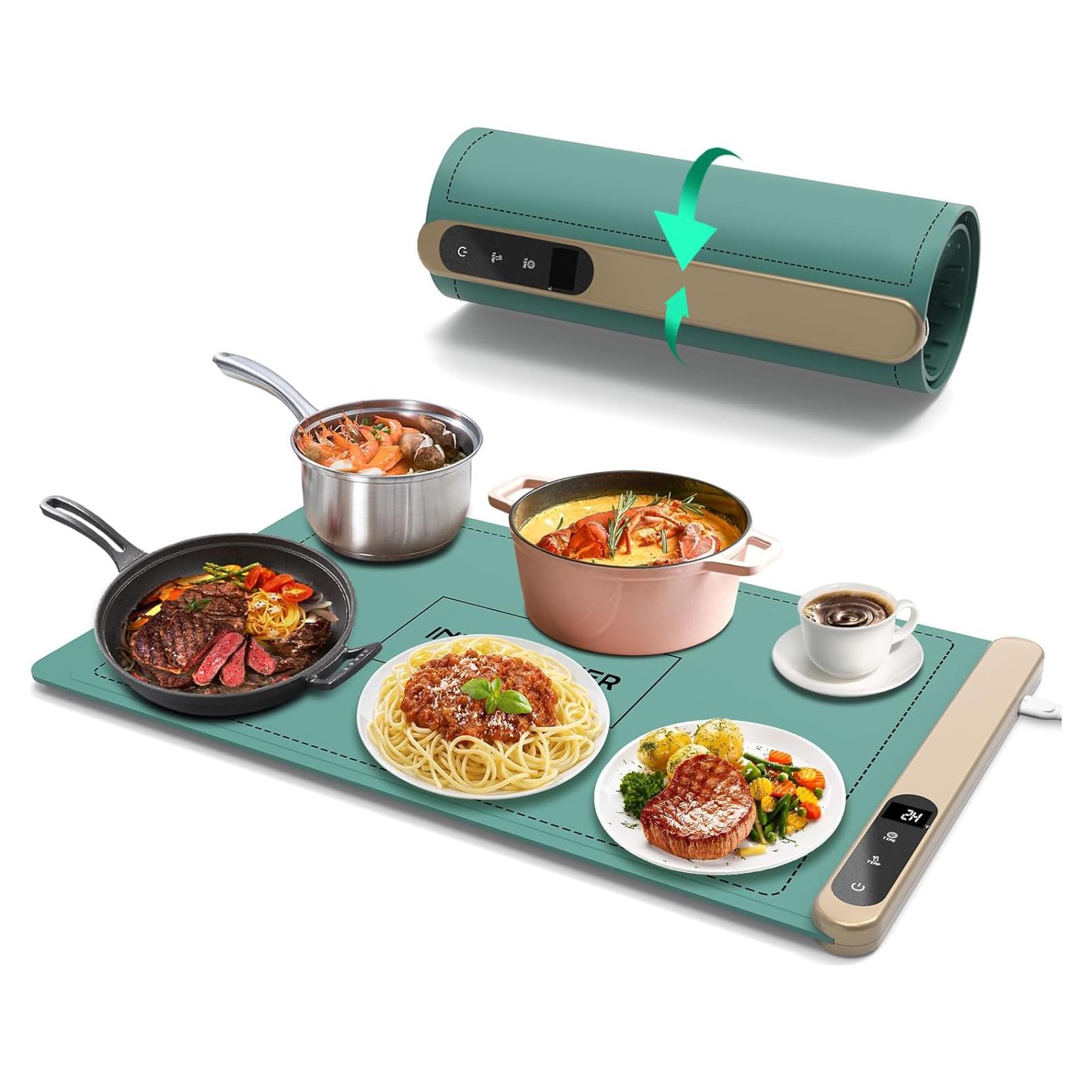 Alfombrilla Calentadora de Comida INNOWARMER 500W Silicona Ajustable
