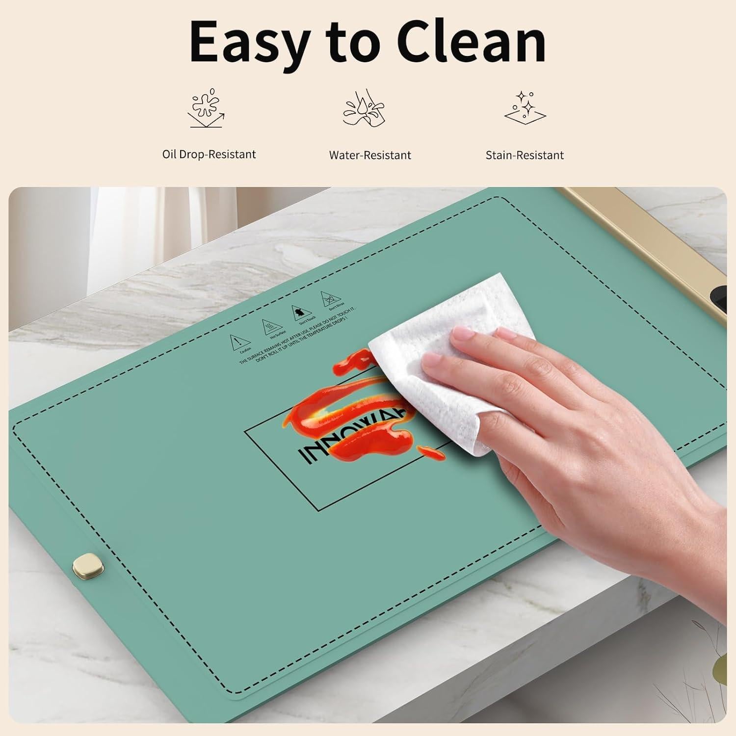 Alfombrilla Calentadora de Comida INNOWARMER 500W Silicona Ajustable