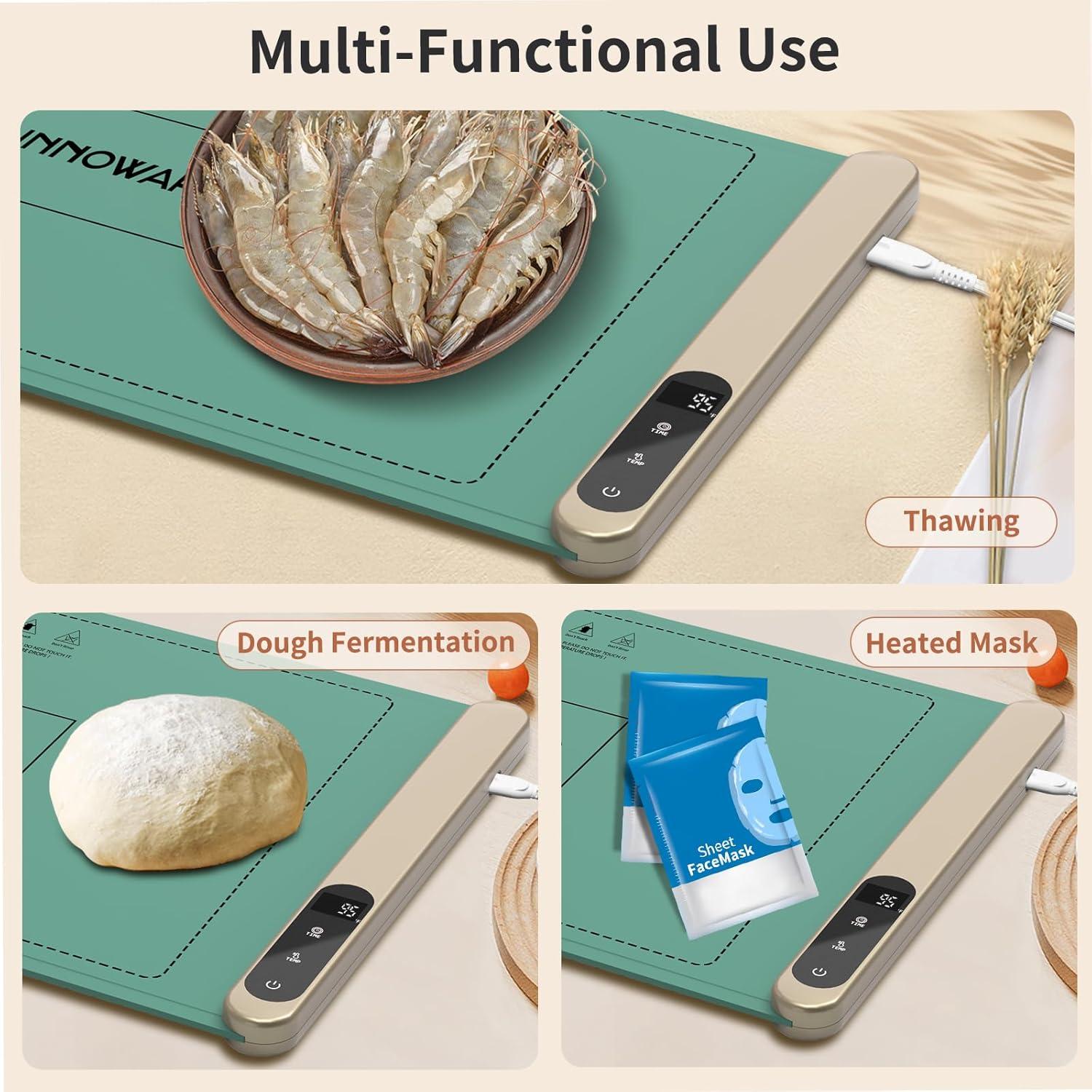 Alfombrilla Calentadora de Comida INNOWARMER 500W Silicona Ajustable