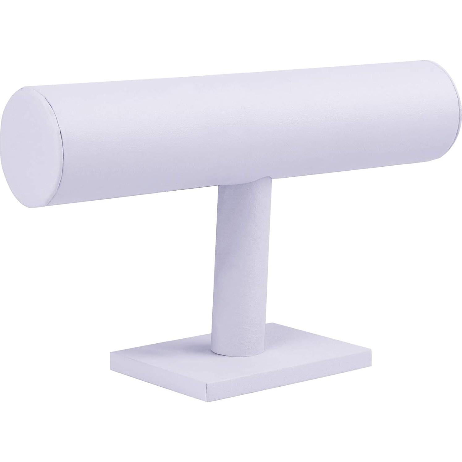 Exhibidor de Joyería ChezMax T-Bar 23.5x7x14 cm Blanco