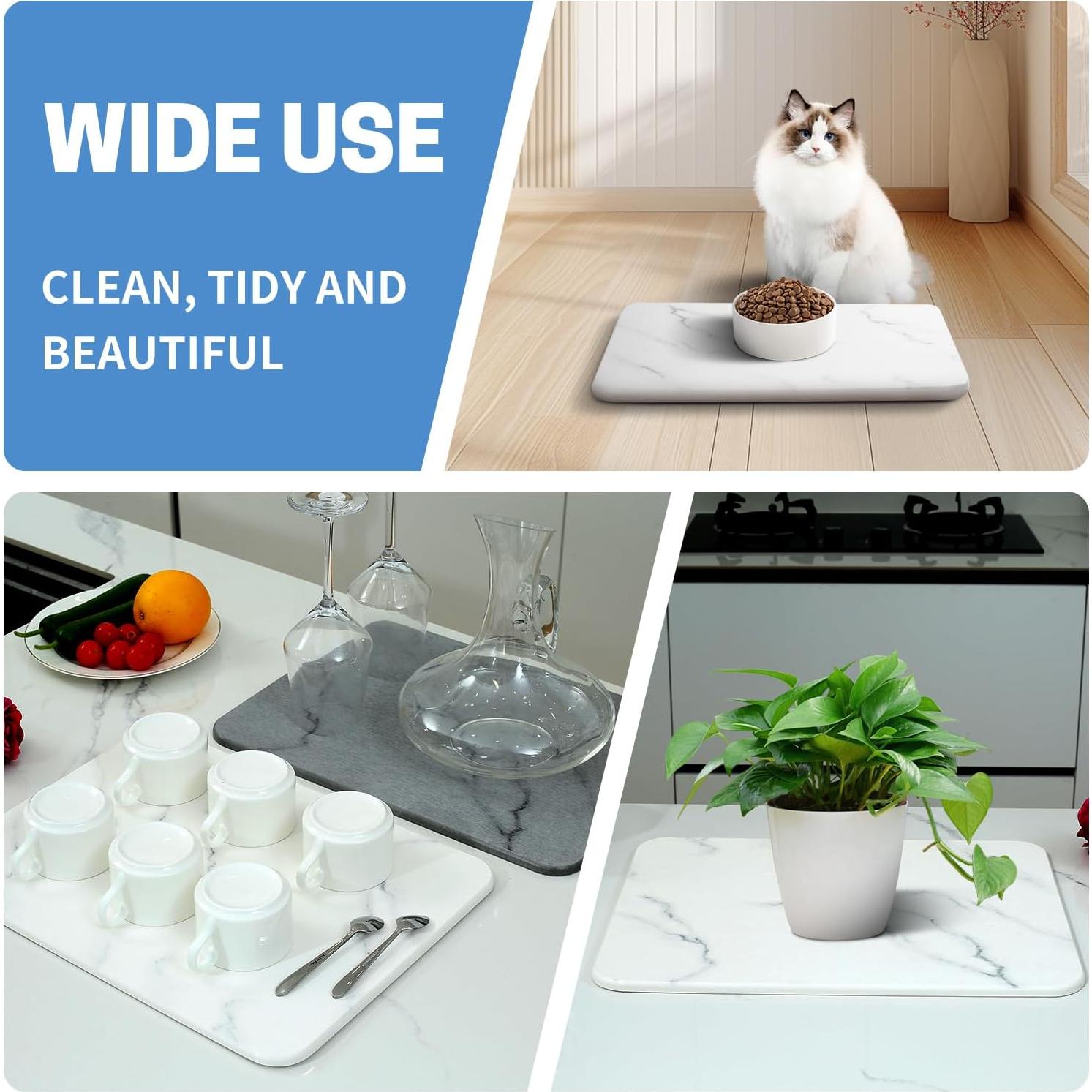 Alfombrilla de Secado Rápido LISUMP 40.6x30.5cm Diatomácea