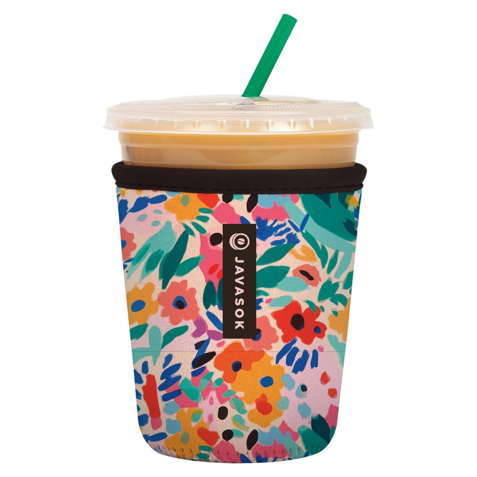 Funda Aislante Neopreno Sok It JavaSok Floral 16-20oz