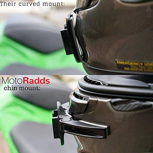 Soporte de mentón para casco MotoRadds MR-001 negro