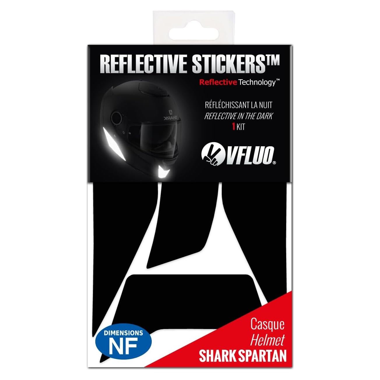 Kit Calcomanías Reflectantes VFLUO para Casco SCORPION EXO510AIR