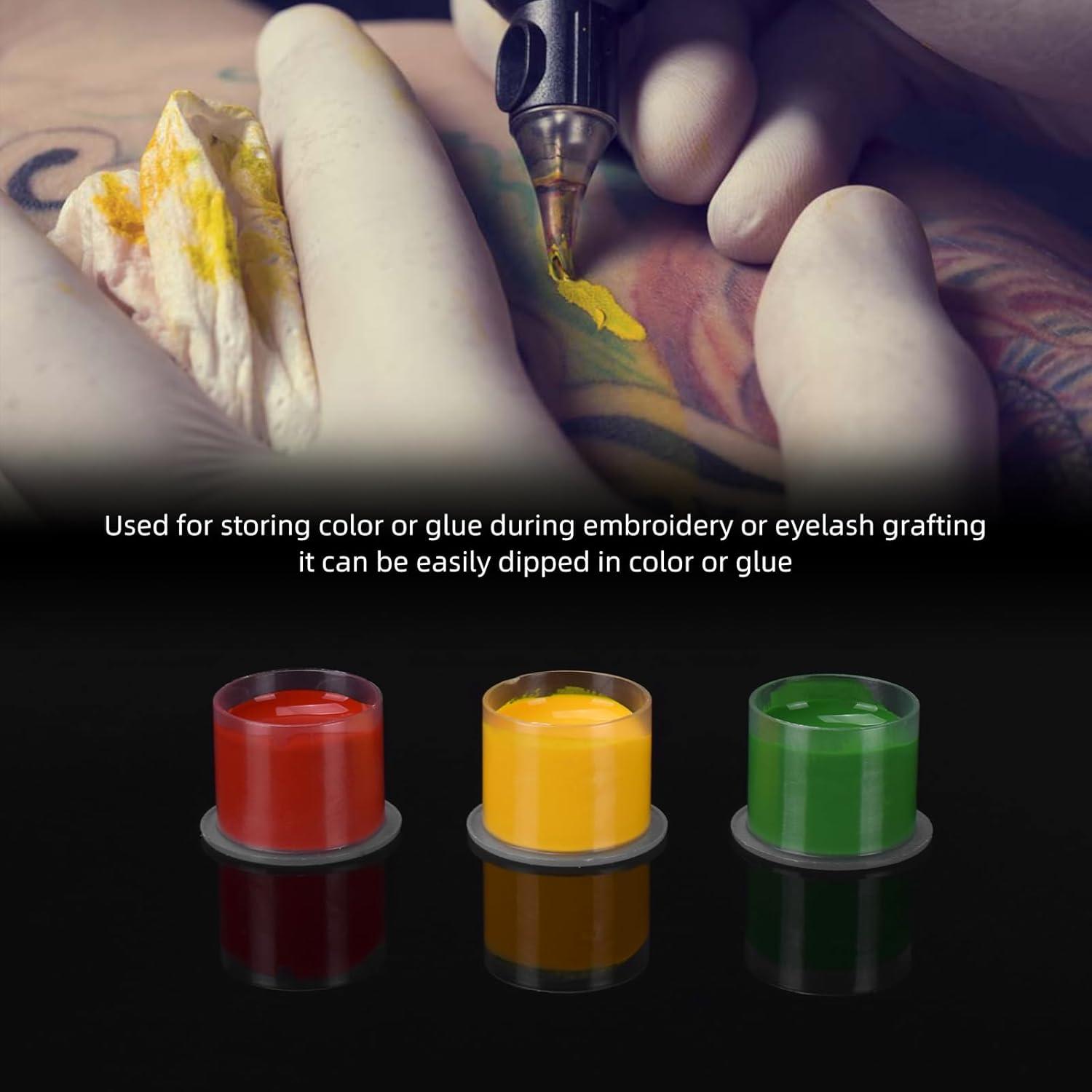 Tazas de Tinta para Tatuajes ATOMUS 100pcs Grande