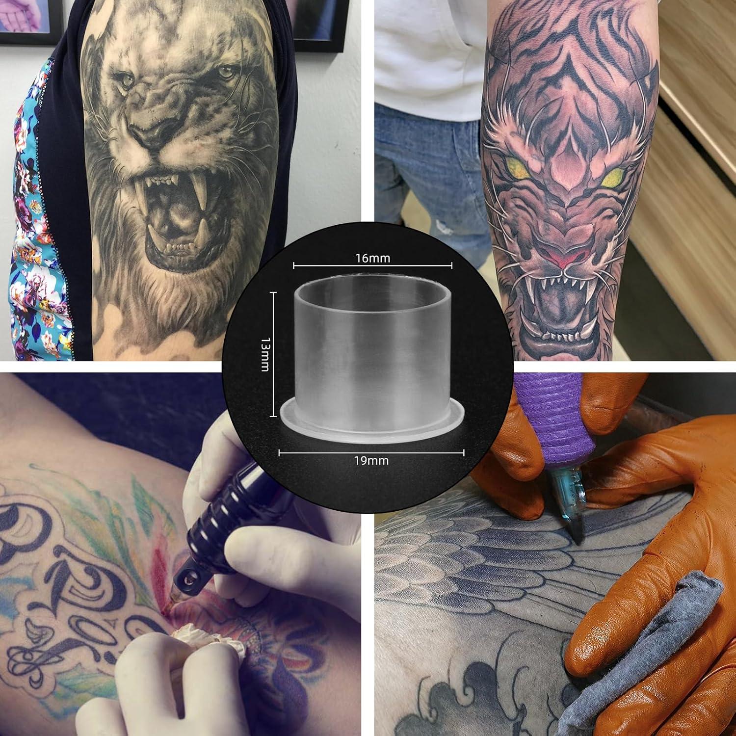 Tazas de Tinta para Tatuajes ATOMUS 100pcs Grande