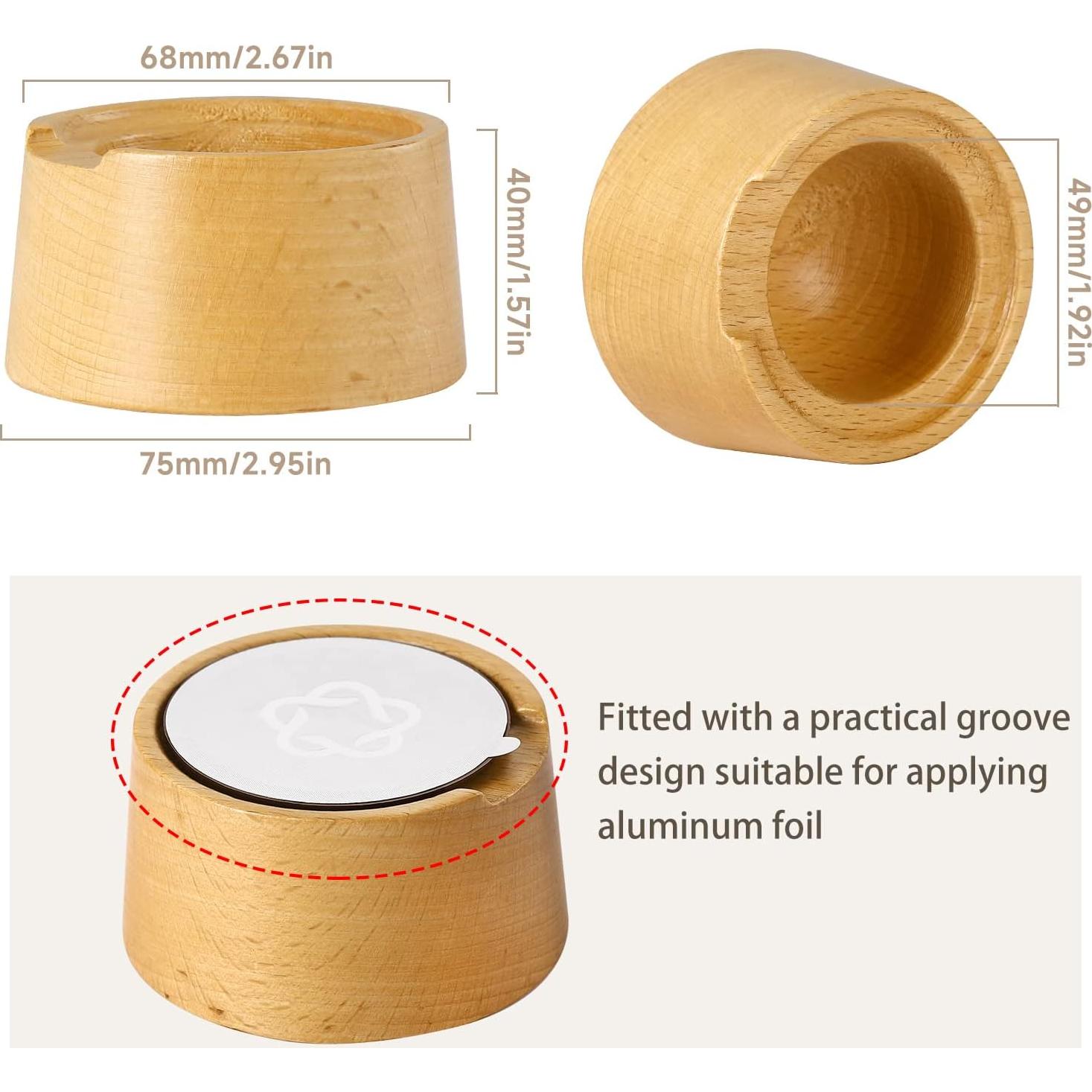 Kit de Sellos de Aluminio ELIUNG 120 Pcs para Cápsulas Reutilizables