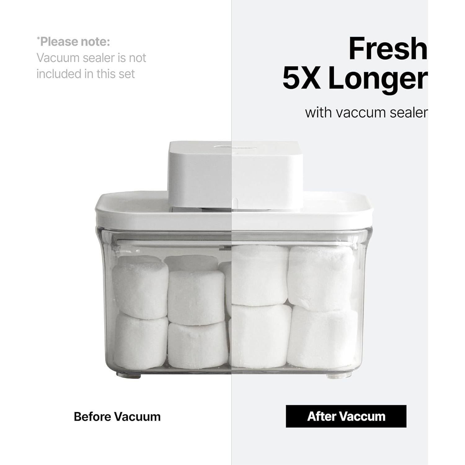 Contenedor de Alimentos Hermético VAKUEN 4L con Tapa Inteligente