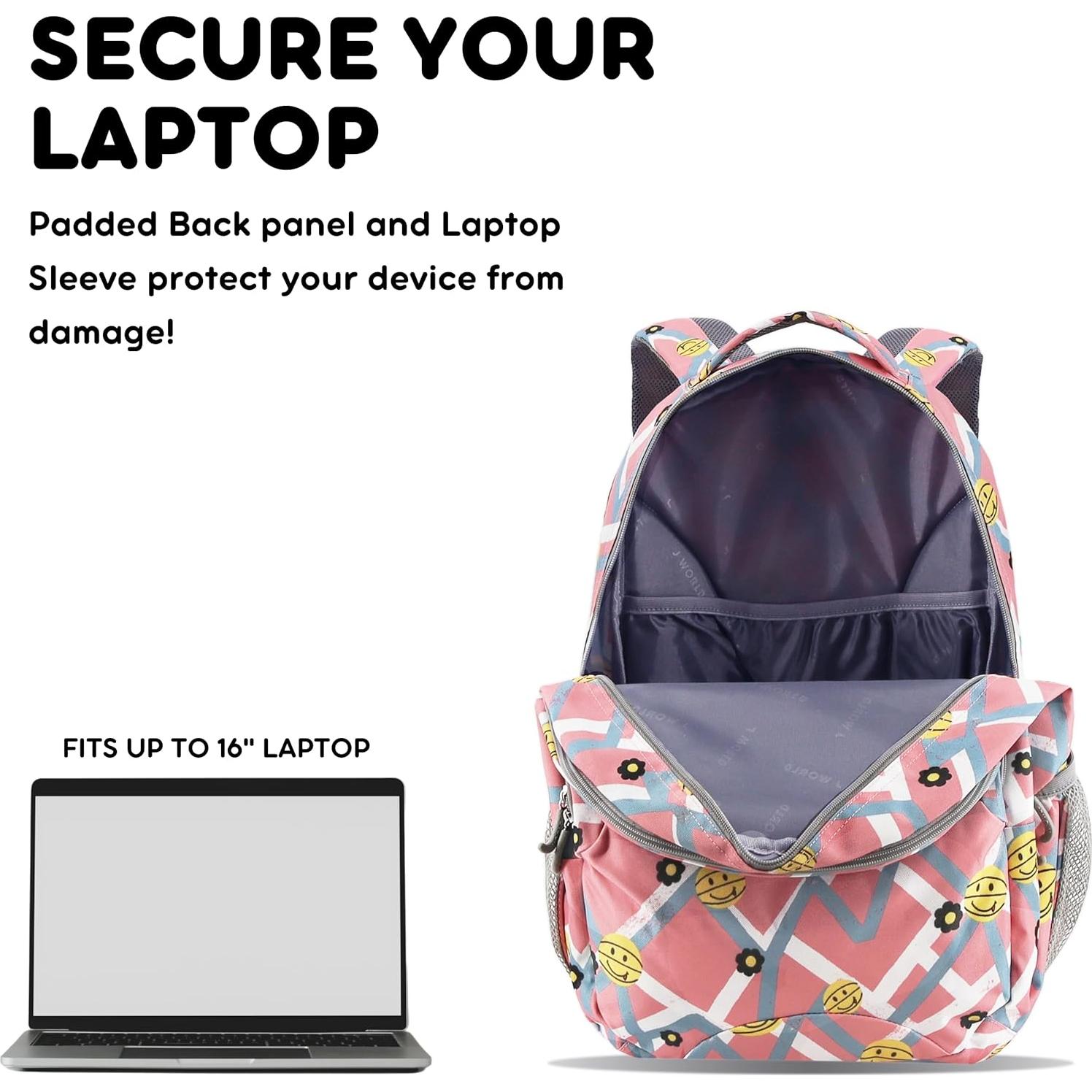 Mochila para computadora J World New York Cornelia 30L