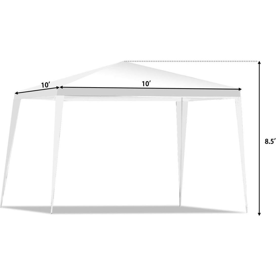 Carpa de Canopy Tangkula 3.05x3.05m Blanca para Eventos