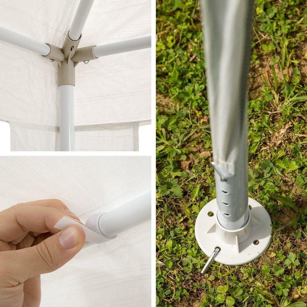 Carpa de Canopy Tangkula 3.05x3.05m Blanca para Eventos