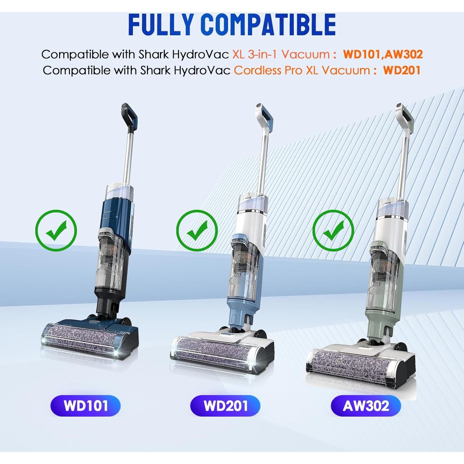 Kit de 9 Filtros de Espuma KELUKE para Aspiradora Shark Hydrovac XL