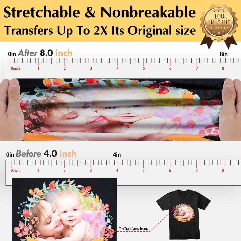 Papel de Transferencia Oscuro TransOurDream 10 Hojas A4