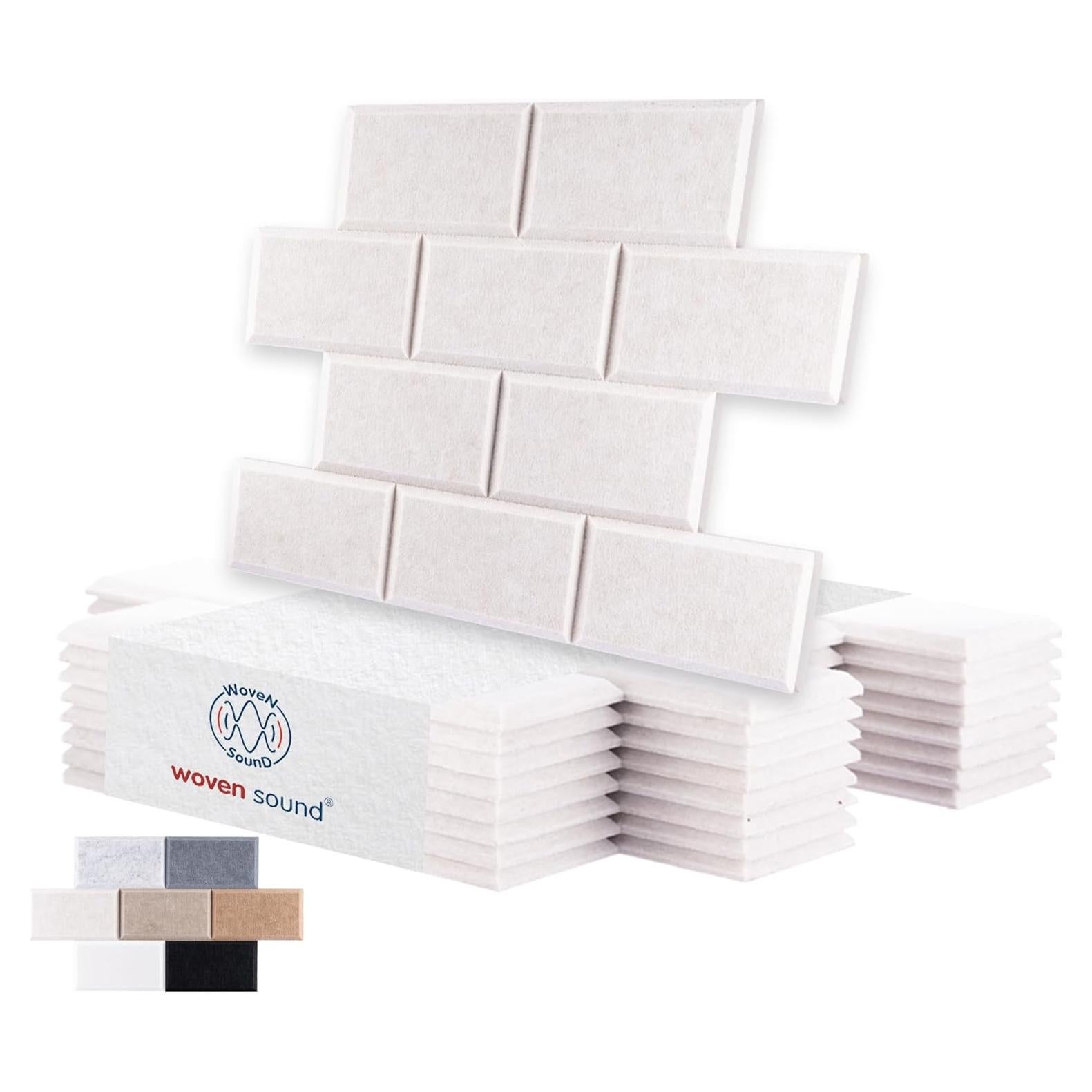 Paneles Acústicos WoveN SounD Ladrillo Camel Claro 40.64x30.48 cm