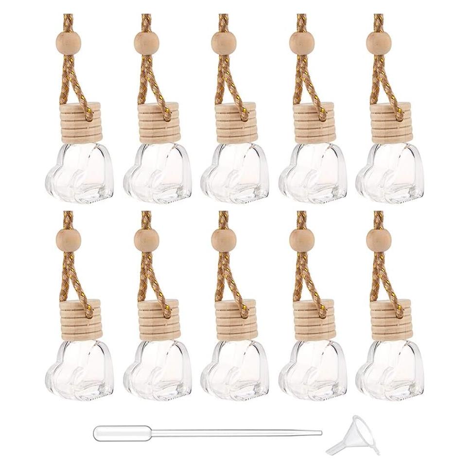 Difusor de Aceite Esencial para Auto ConStore - 10 Botellas de Vidrio