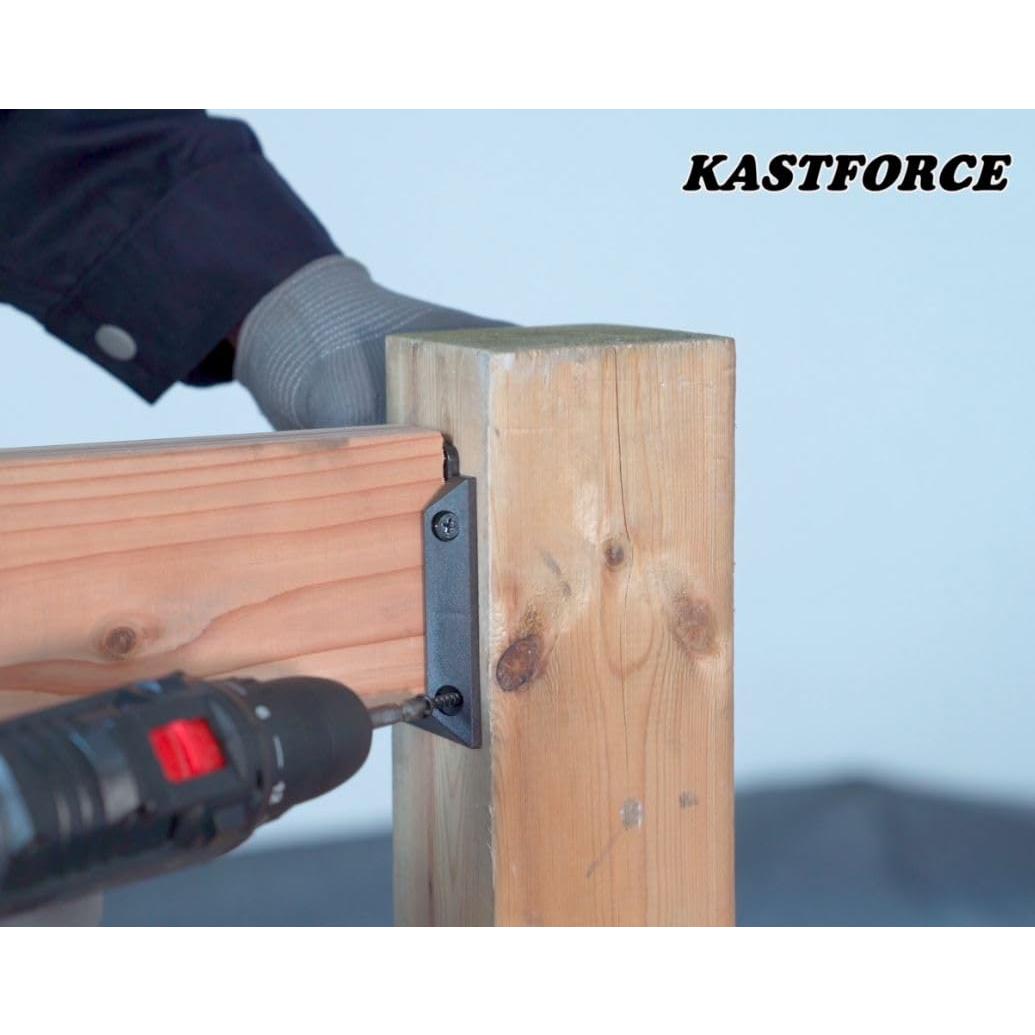 20 Soportes de Barandilla KASTFORCE KF4013 con 160 Tornillos