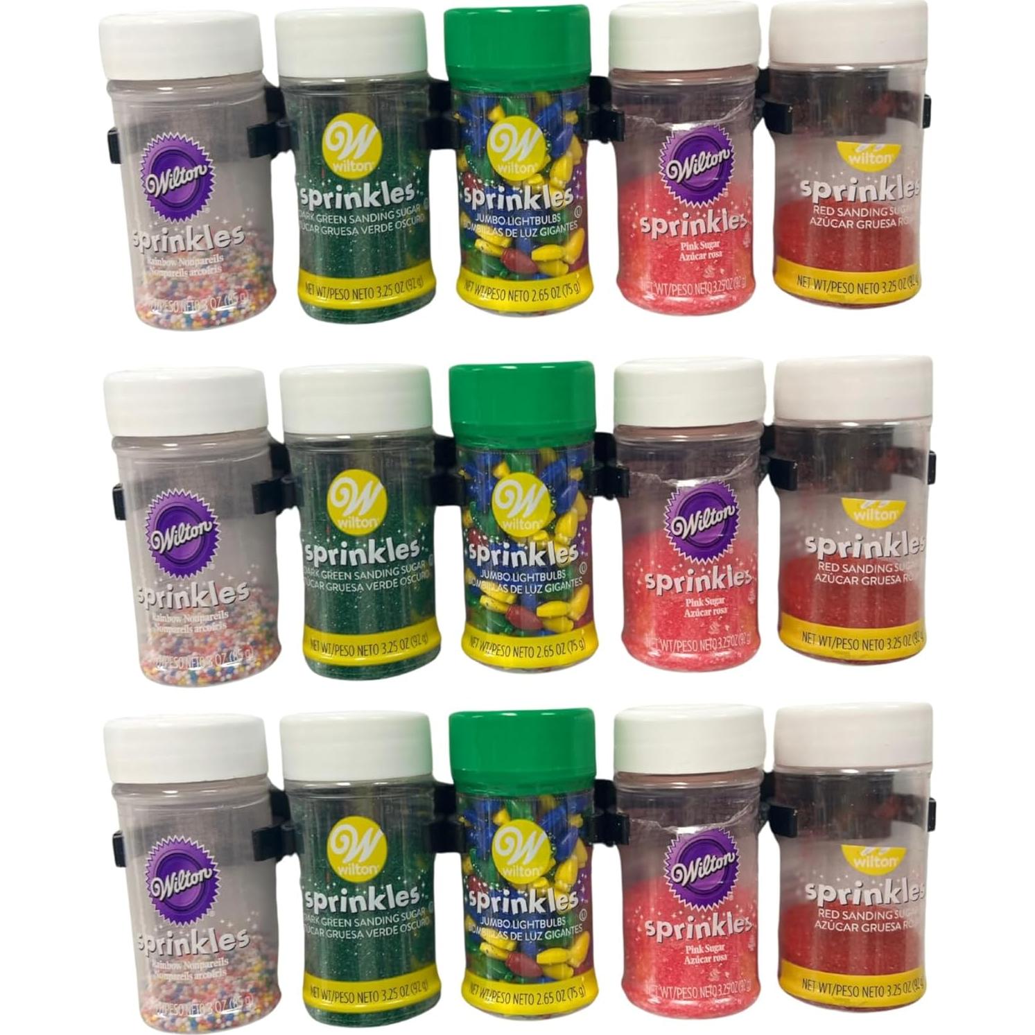 Agarradores de Especias Crazy Chef - Organizador Plata 15 Tarros