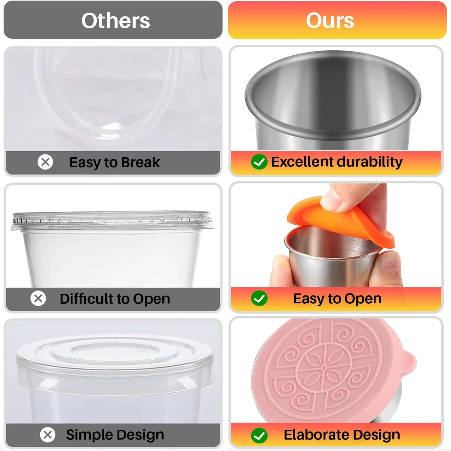 Paquete de 6 Contenedores de Aderezo VIGOR PATH 70ml