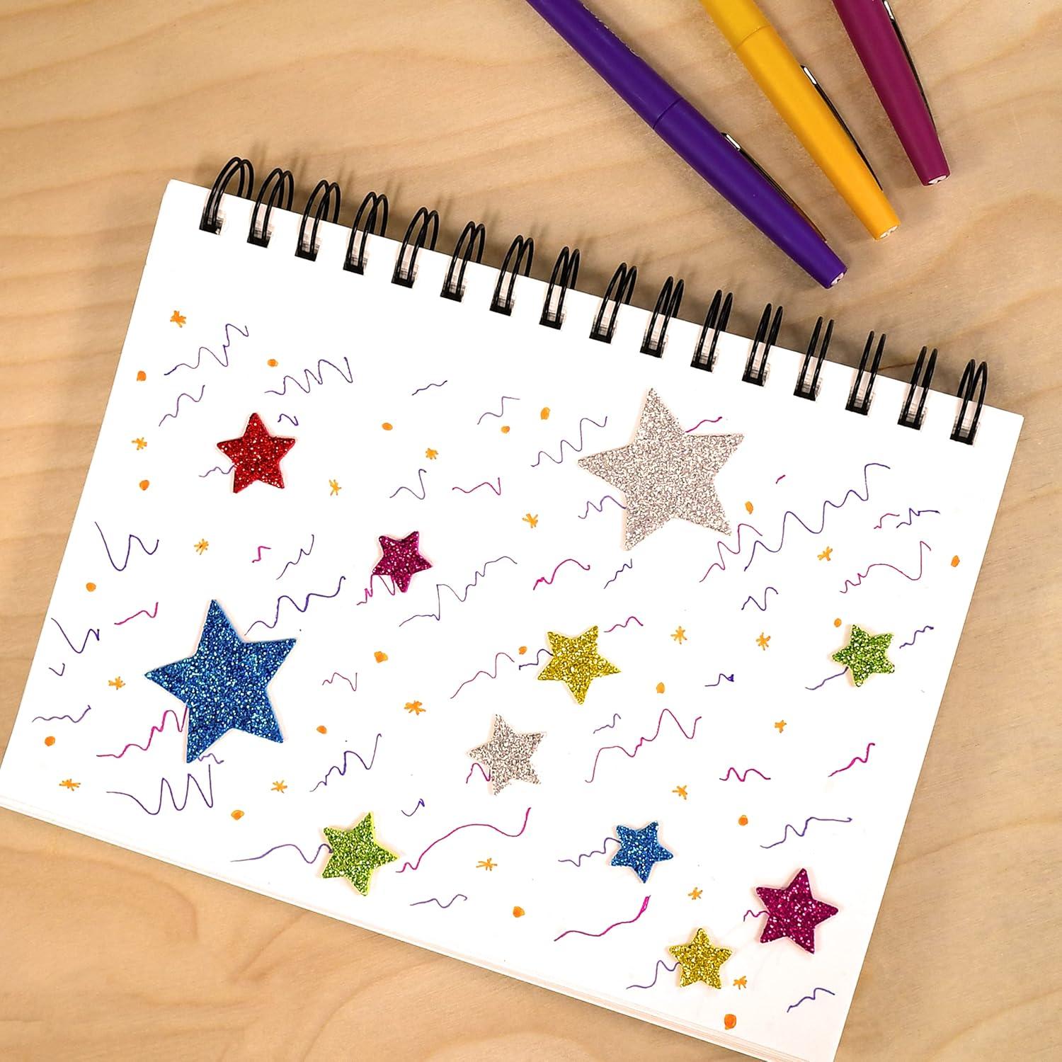 Pegatinas de Espuma Brillante Learning Advantage - 168 Estrellas Multicolores