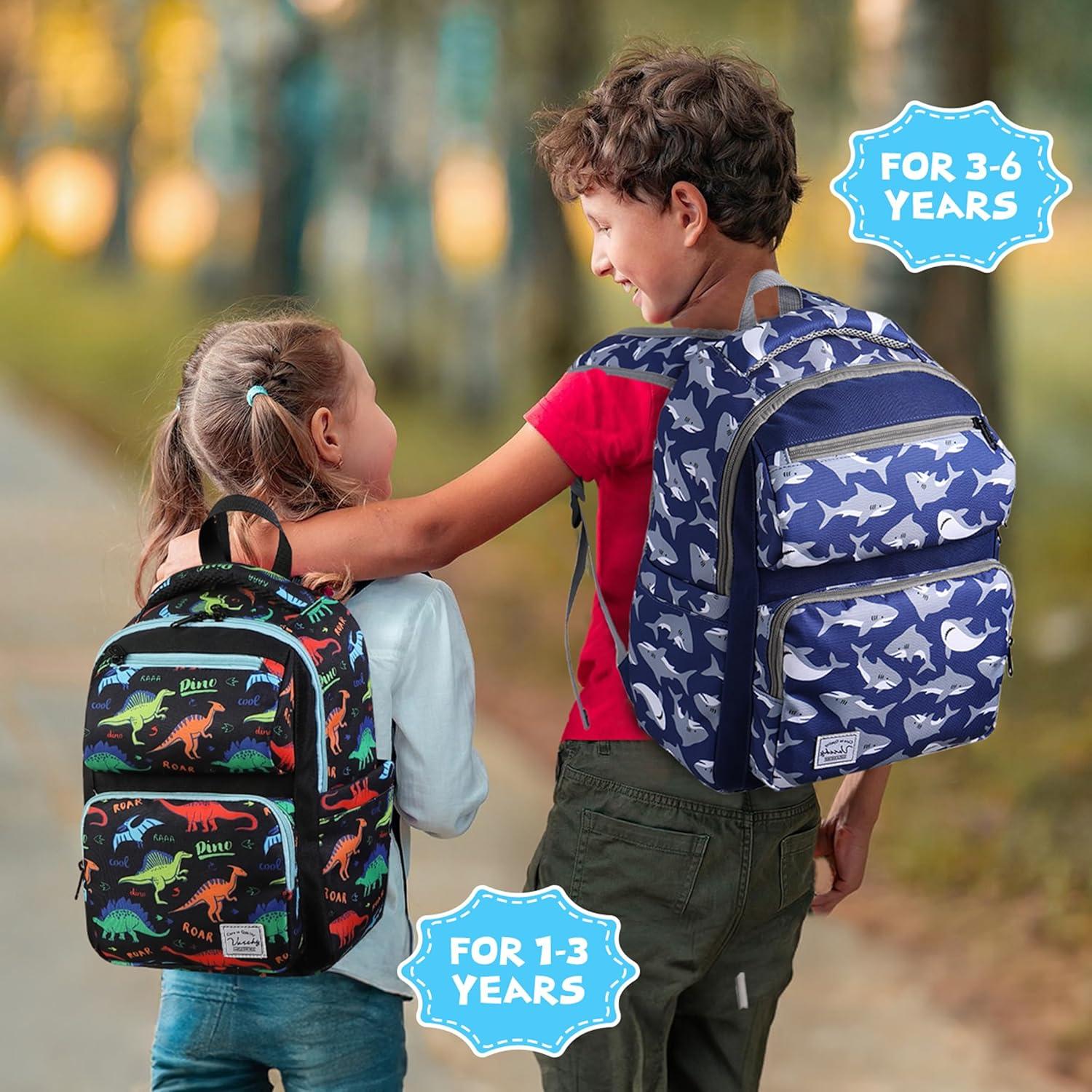 Mochila Escolar VASCHY para Niños de 12L - Tiburón