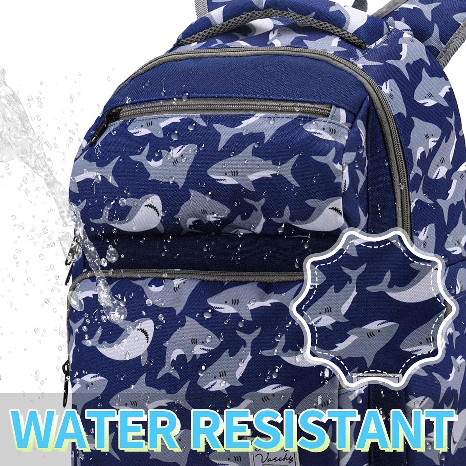 Mochila Escolar VASCHY para Niños de 12L - Tiburón