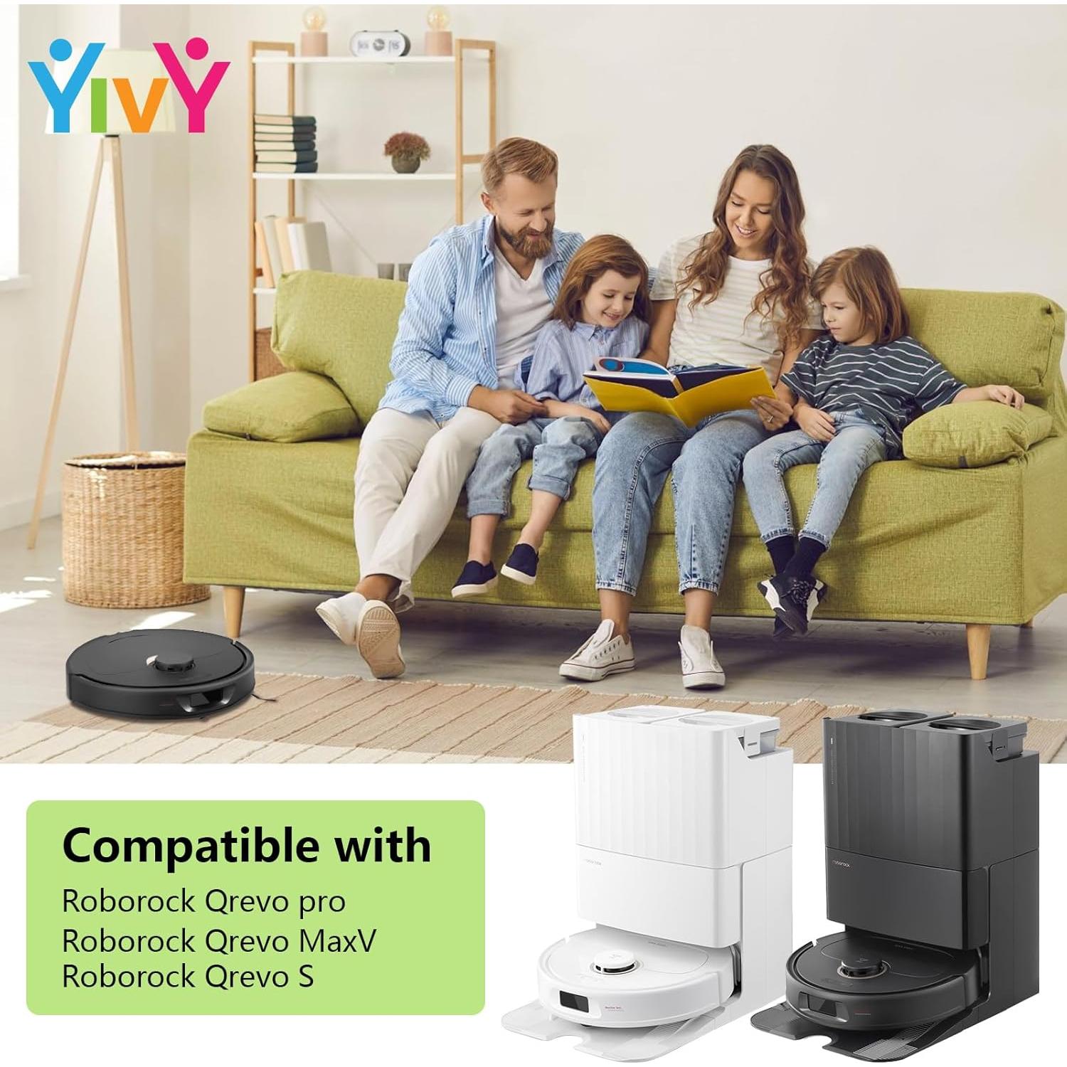 Kit de Accesorios Yivy para Aspiradora Roborock Qrevo Pro/MaxV