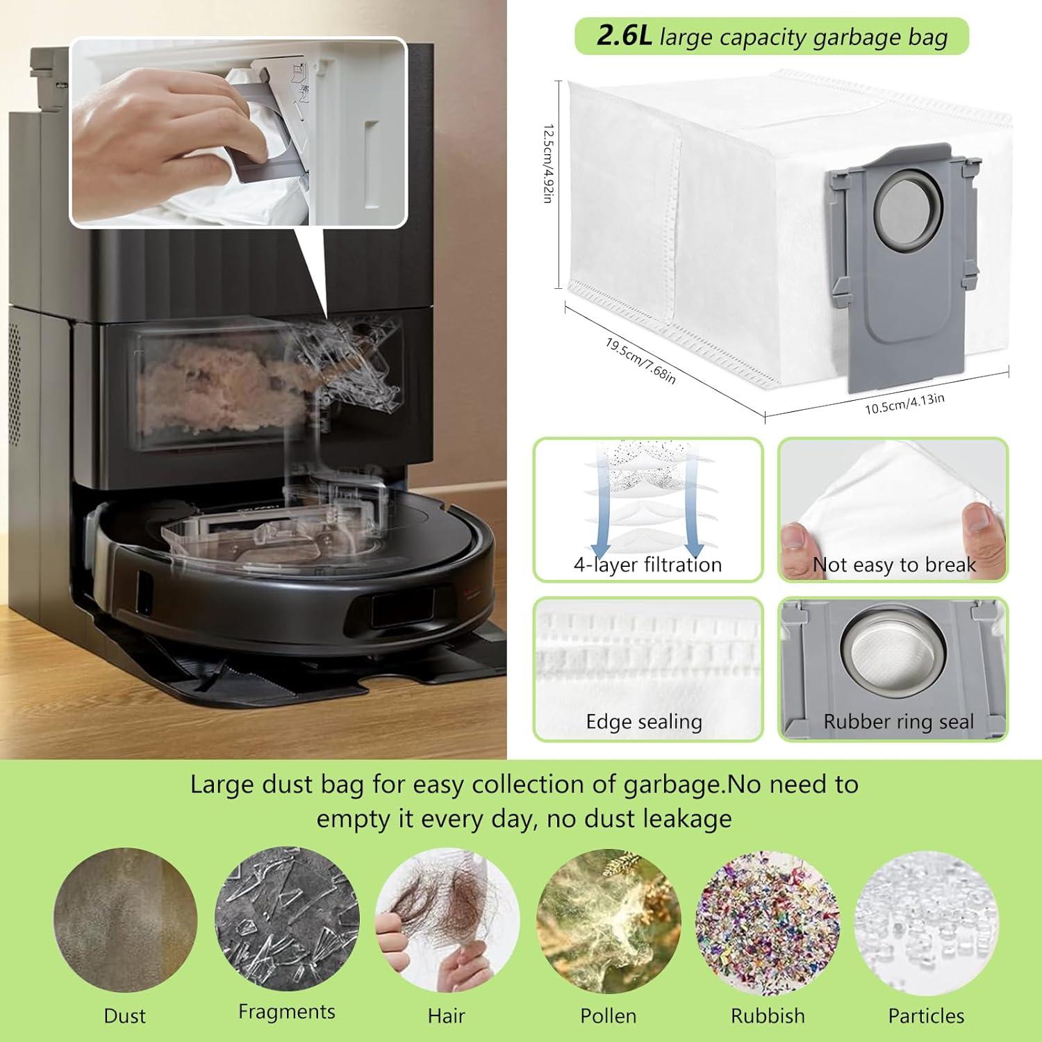 Kit de Accesorios Yivy para Aspiradora Roborock Qrevo Pro/MaxV