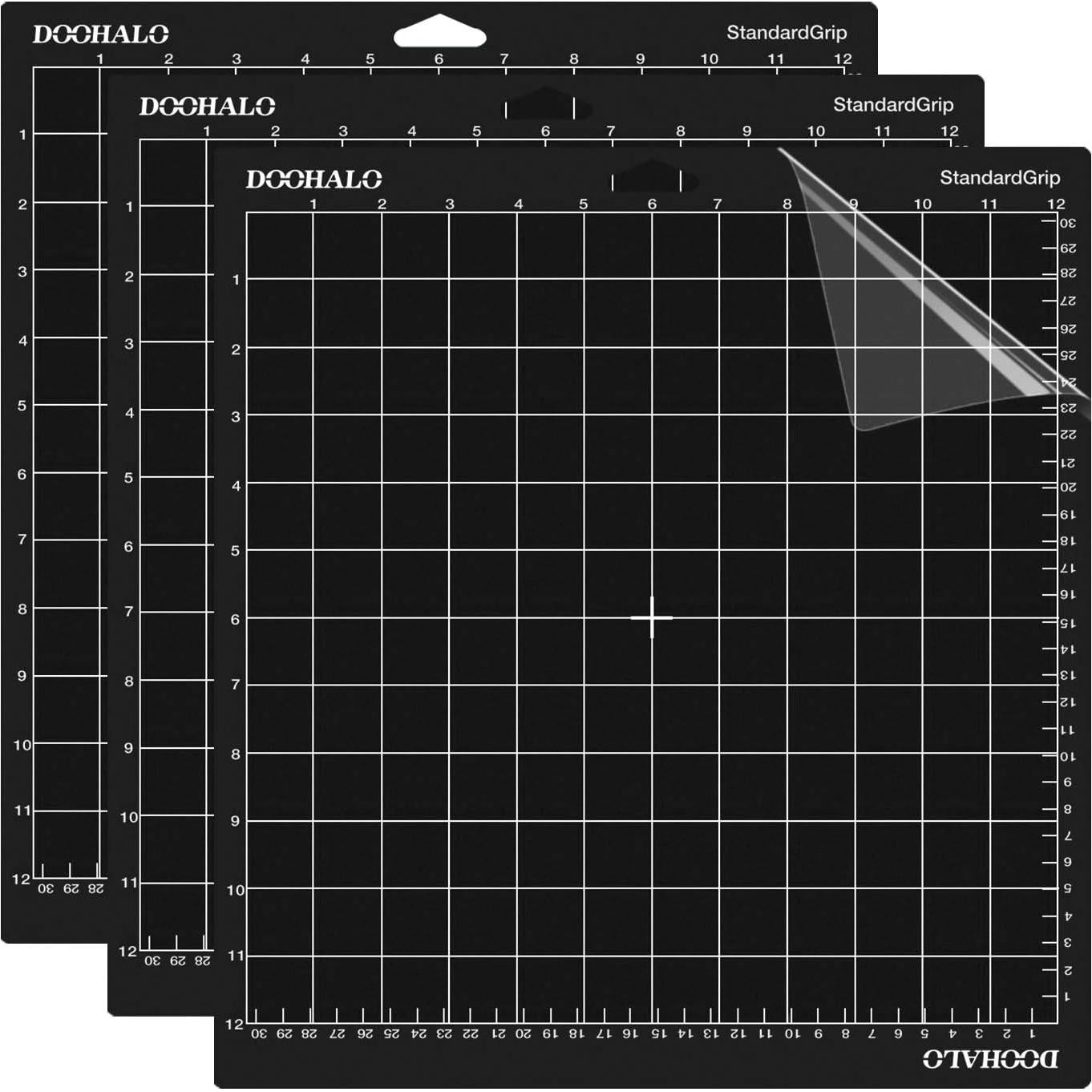 Alfombrilla de Corte DOOHALO 30.48x30.48 cm 3 Paquete Grip Estándar