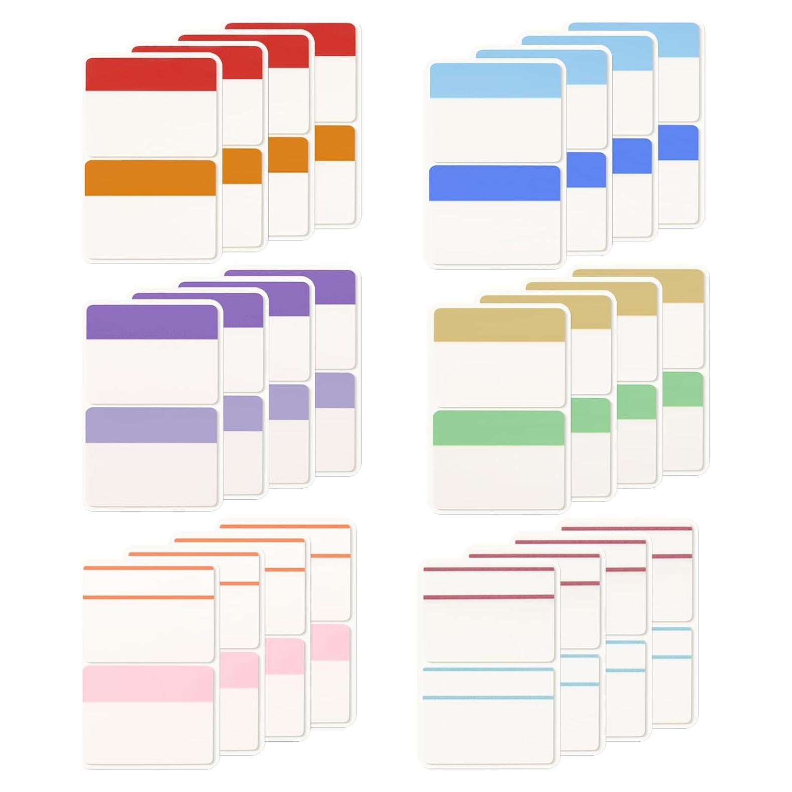 Pestañas Adhesivas KICNIC 480 Pcs 5cm Transparentes Pastel