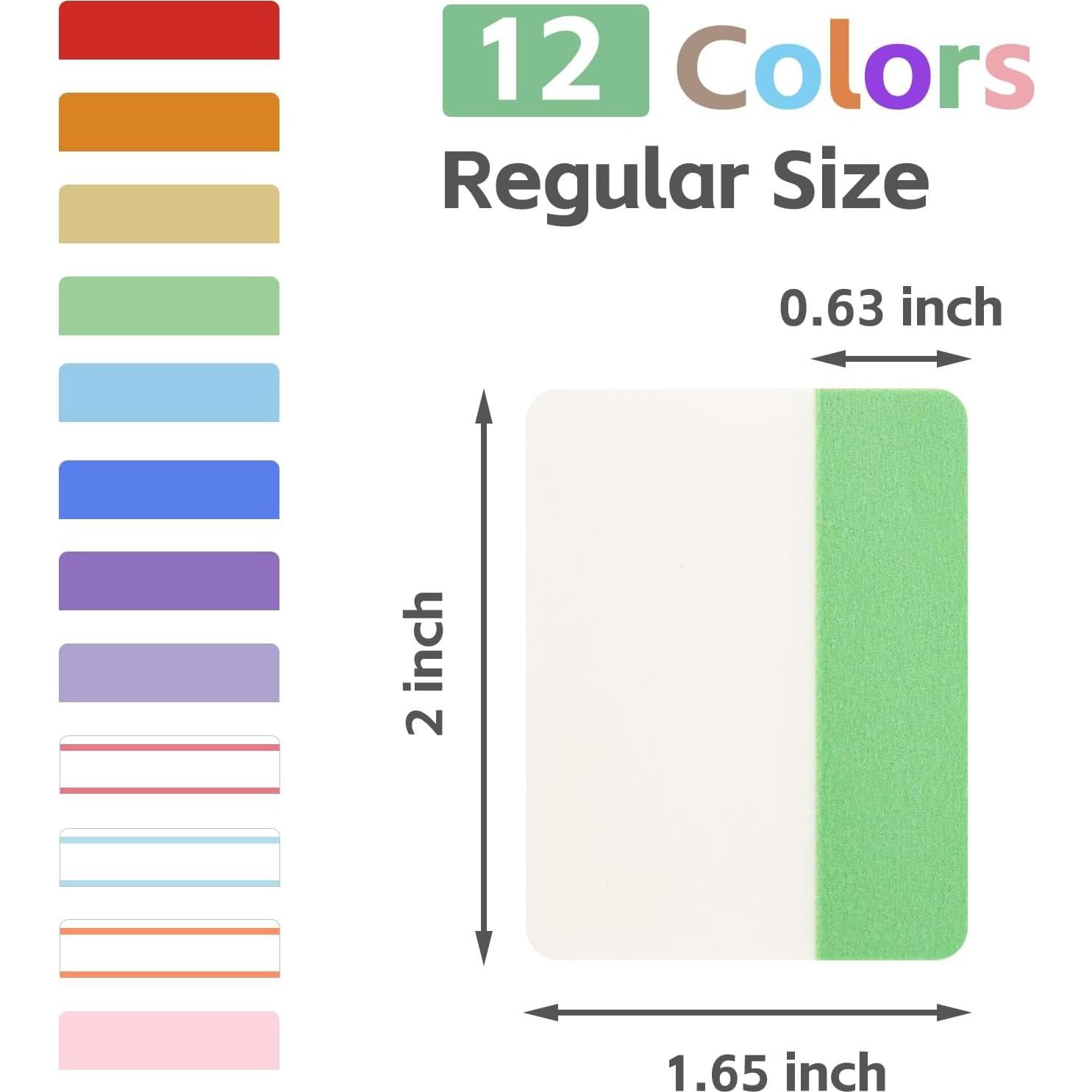 Pestañas Adhesivas KICNIC 480 Pcs 5cm Transparentes Pastel