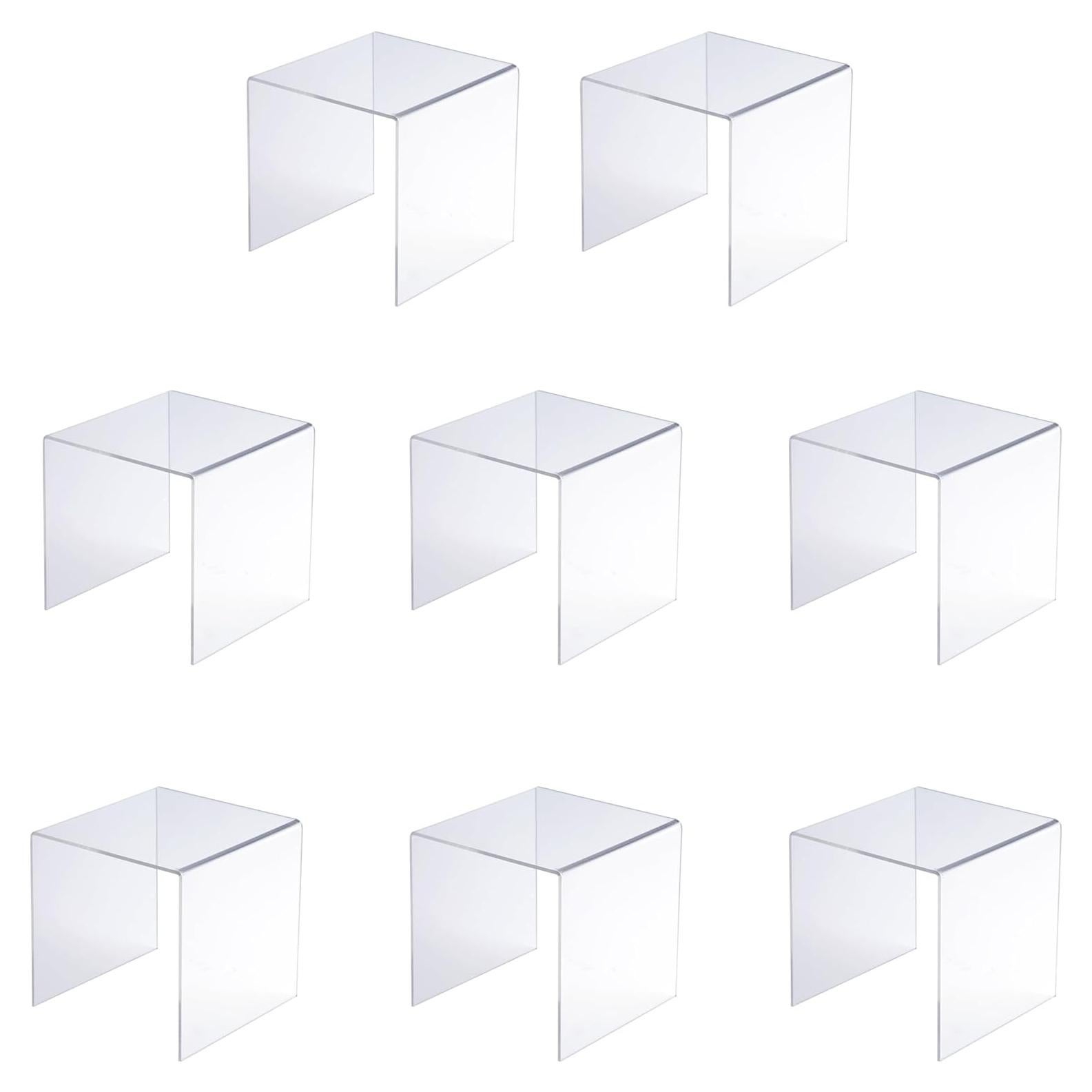 Soportes de Exhibición Acrílico Claytonic 8PC 10.16cm para Figuras