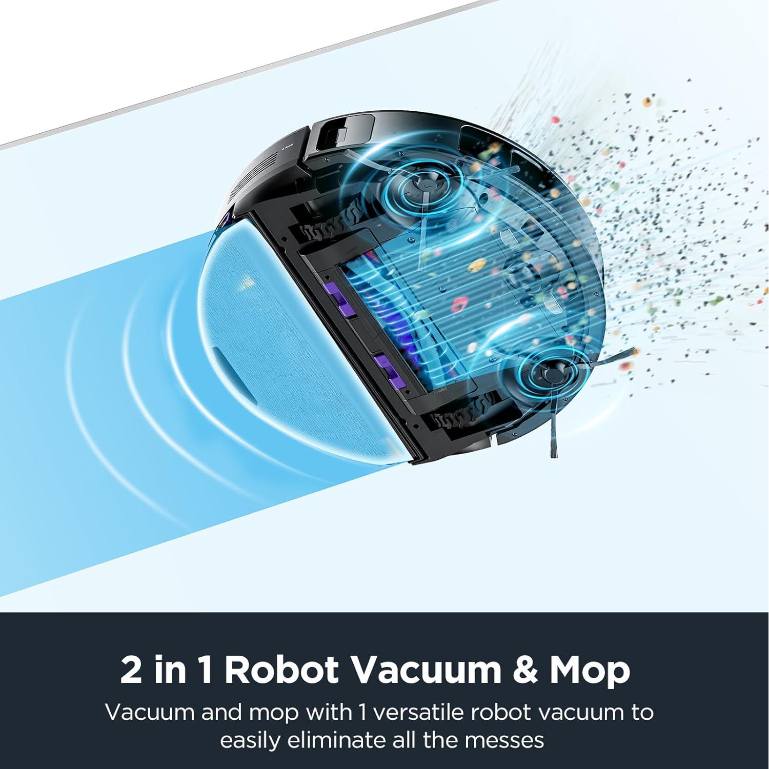 Aspiradora Robótica Eureka E10s con Auto Vaciamiento 4000Pa