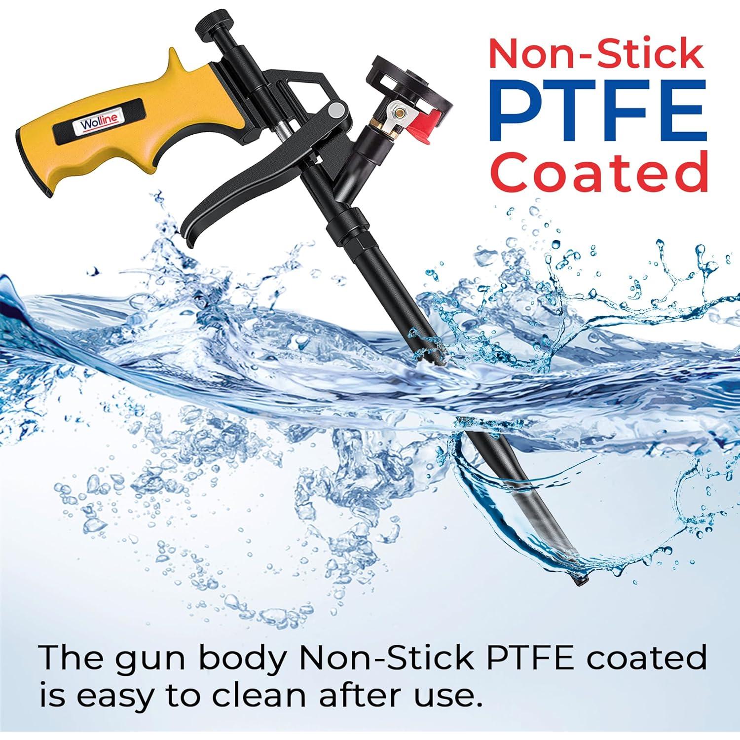 Pistola de Espuma Aislante Wolline 2 Paquete Amarillo