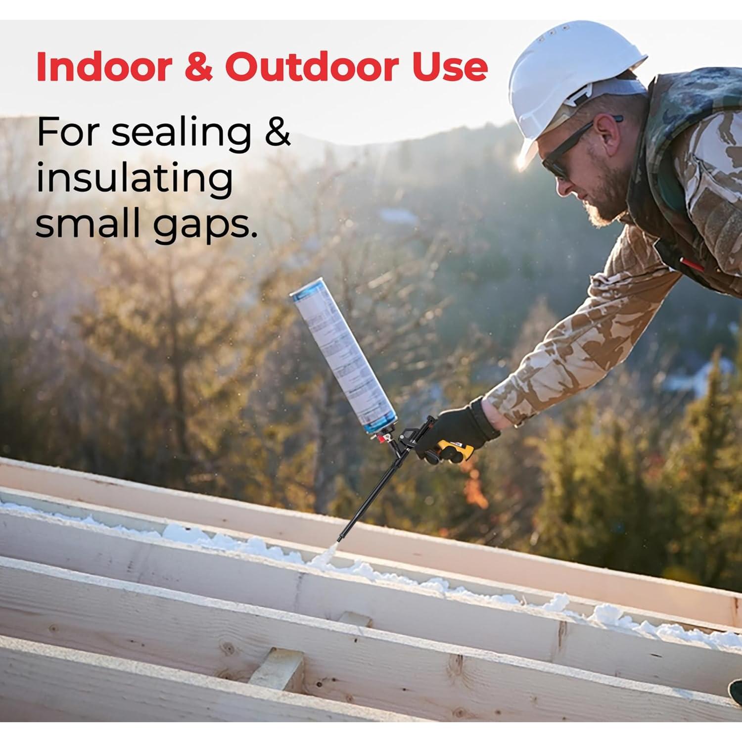 Pistola de Espuma Aislante Wolline 2 Paquete Amarillo