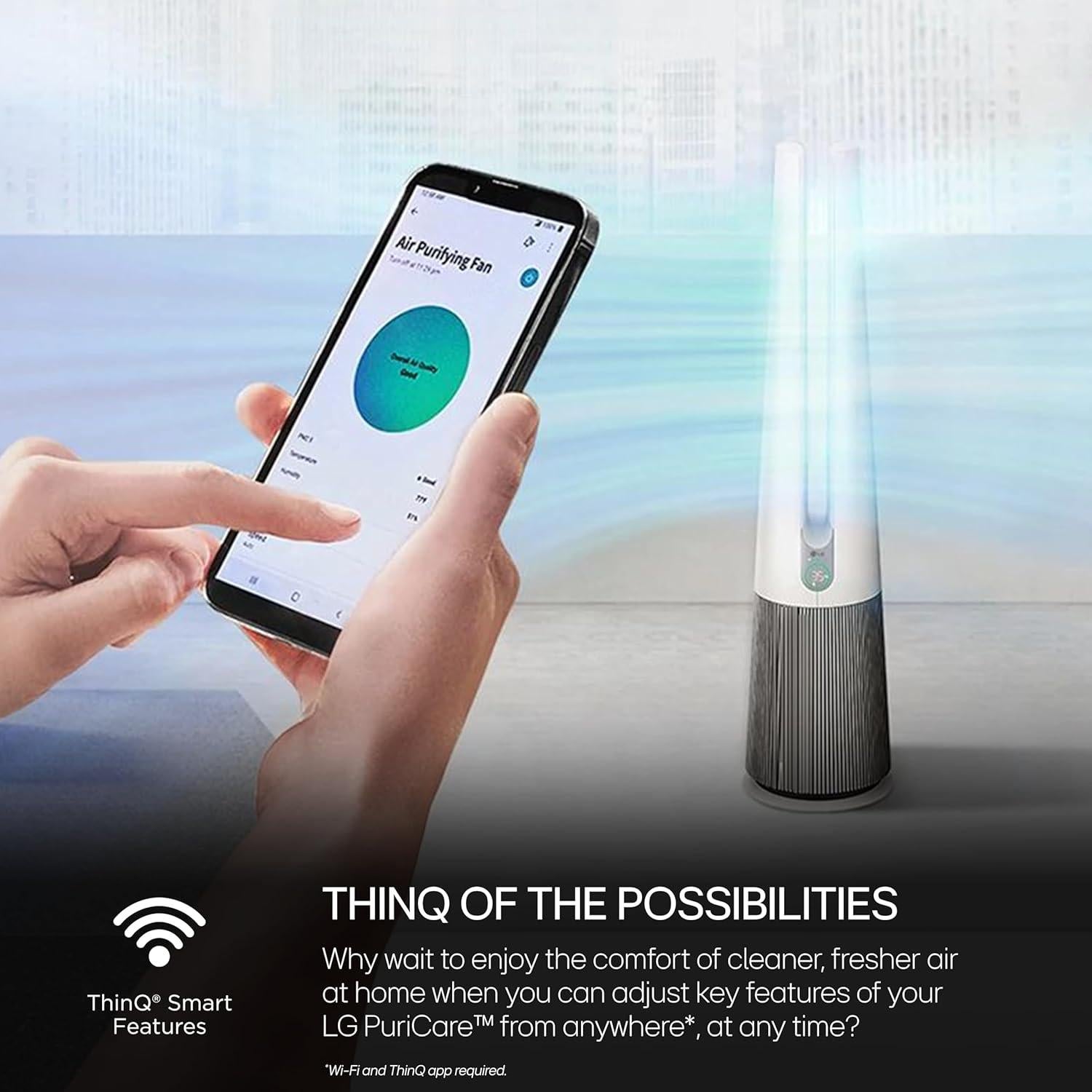 Purificador de Aire LG PuriCare AeroTower con Filtro HEPA 2024